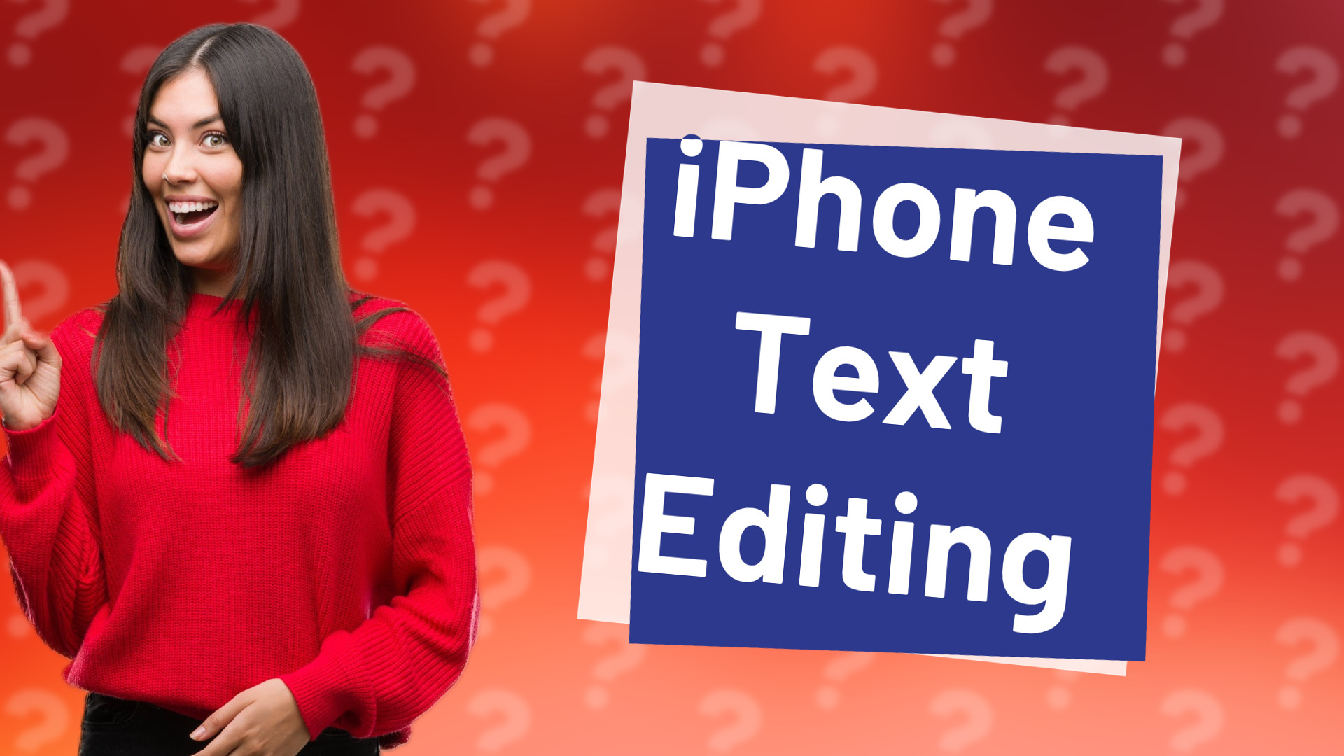 iPhone Text Editing
