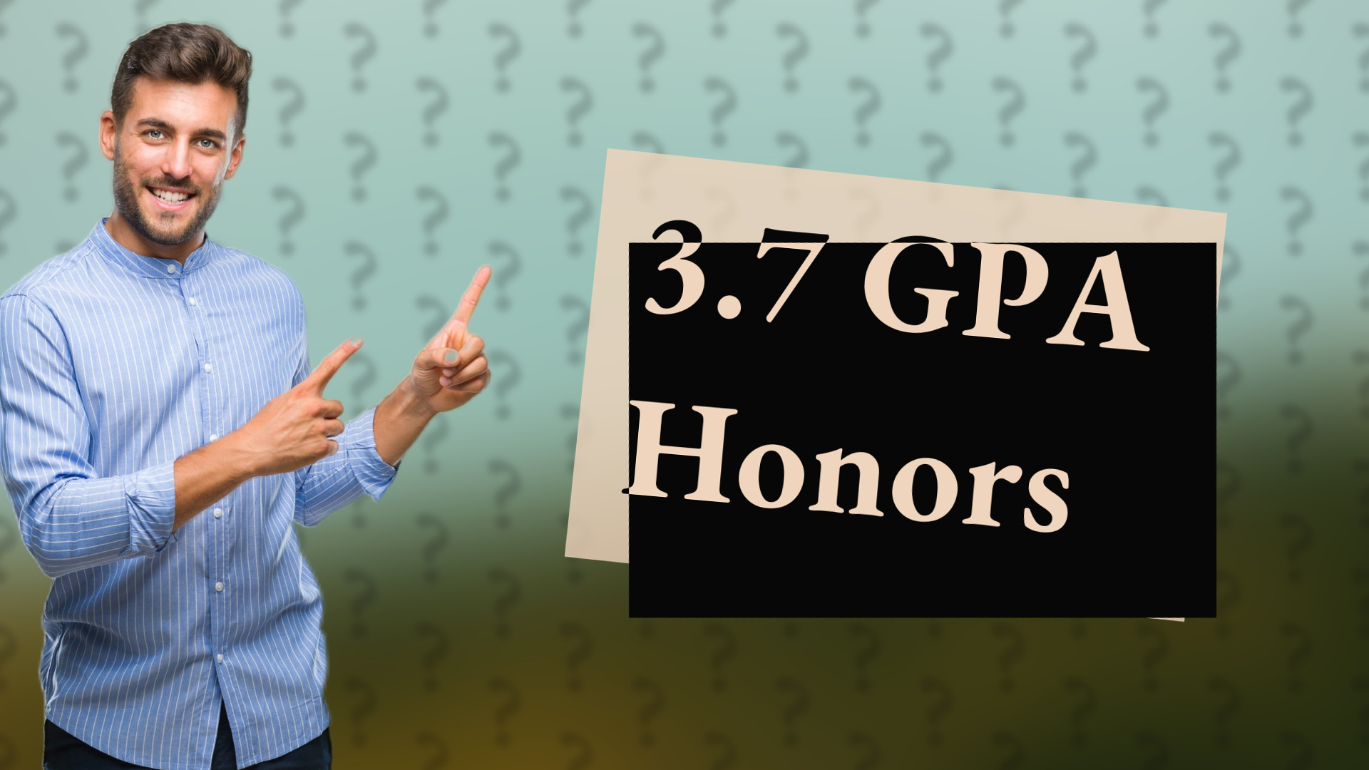 3.7 GPA Honors