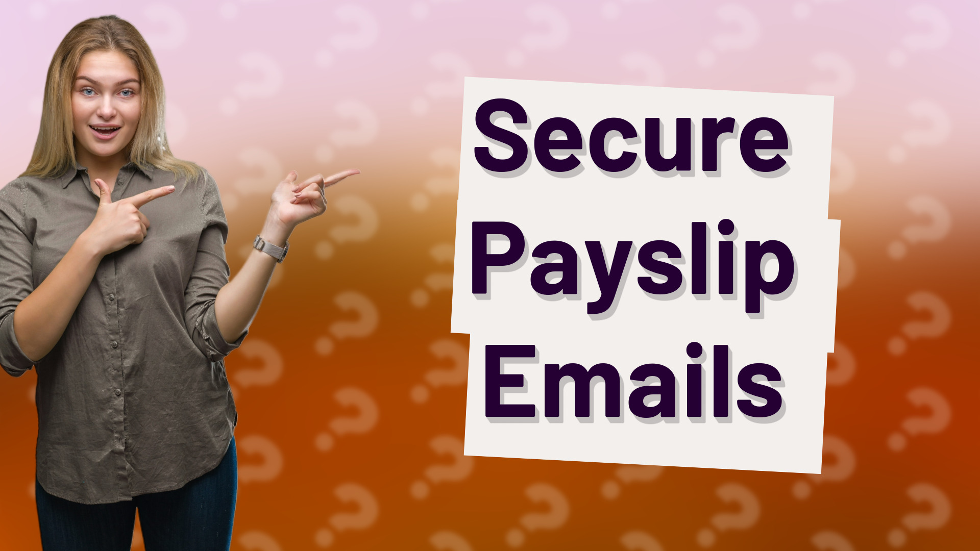 Secure Payslip Emails