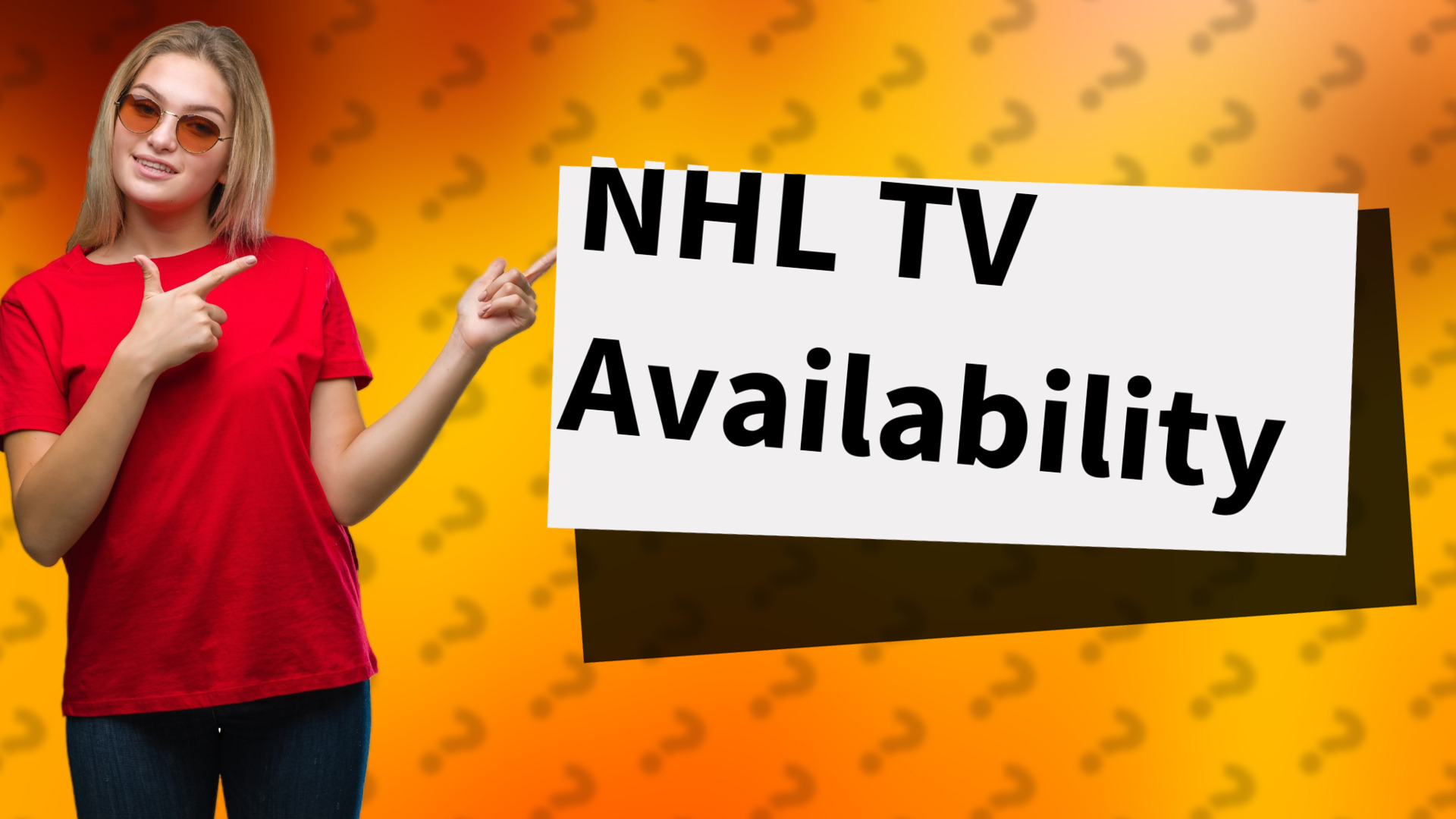 NHL TV Availability