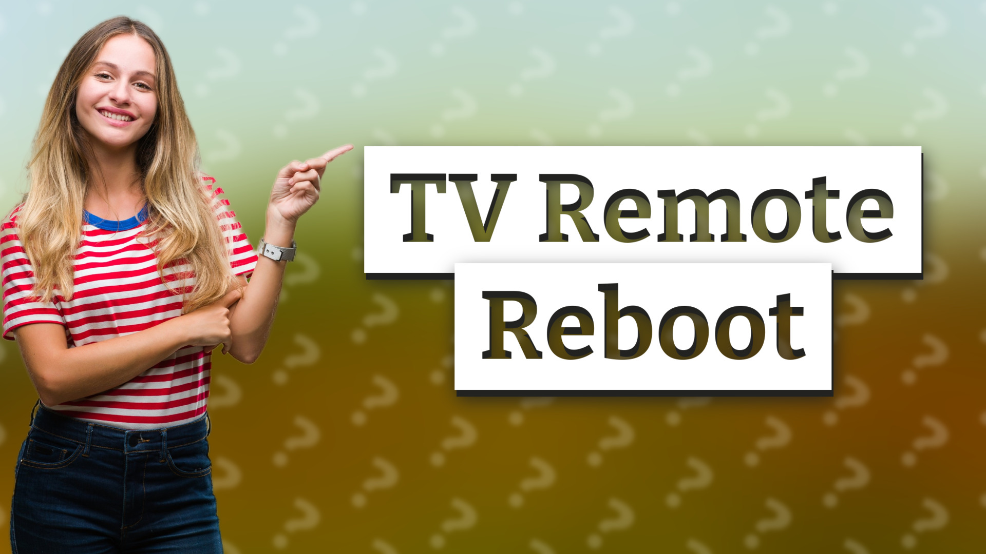 TV Remote Reboot