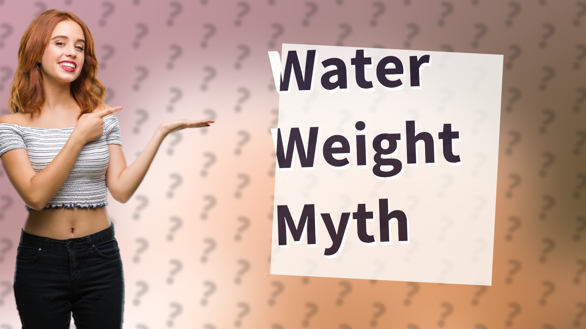 Water Weight Myth