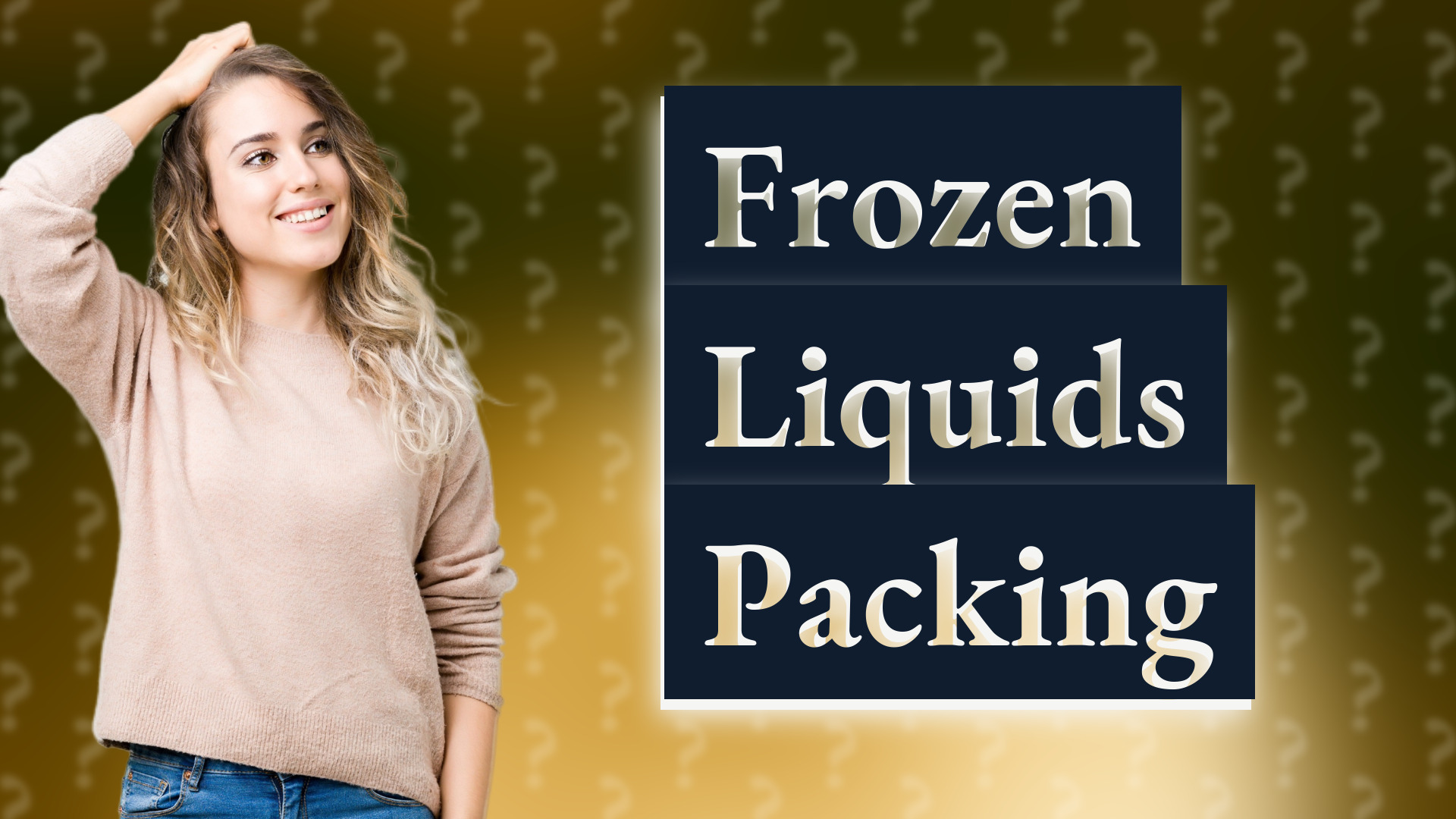 Frozen Liquids Packing