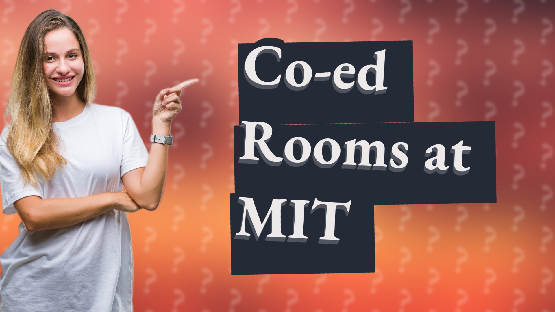 Co-ed Rooms at MIT