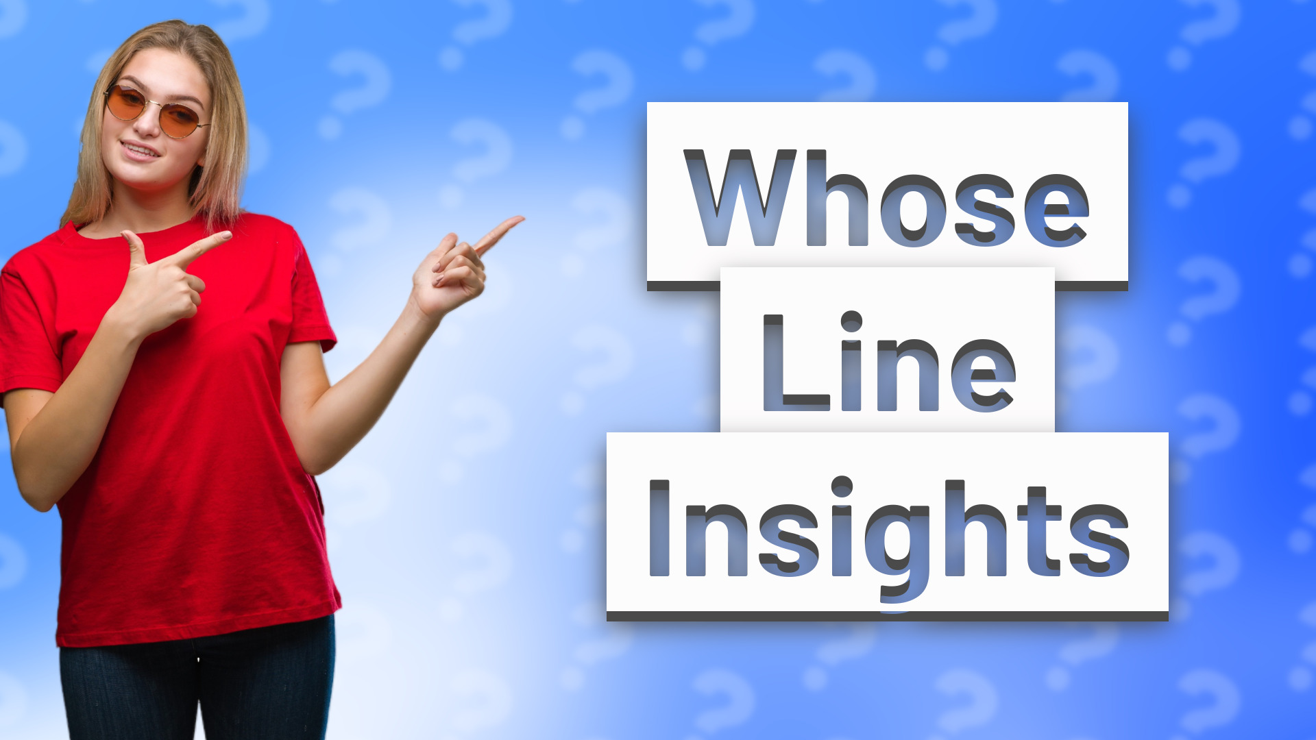 Whose Line Insights