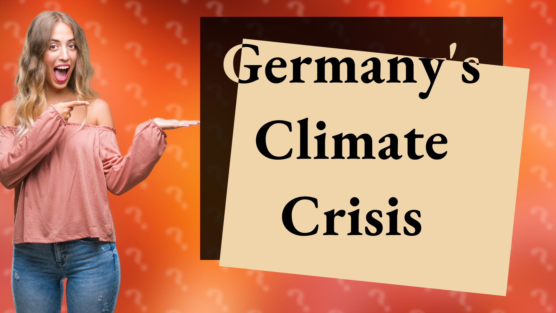 Germany's Climate Crisis