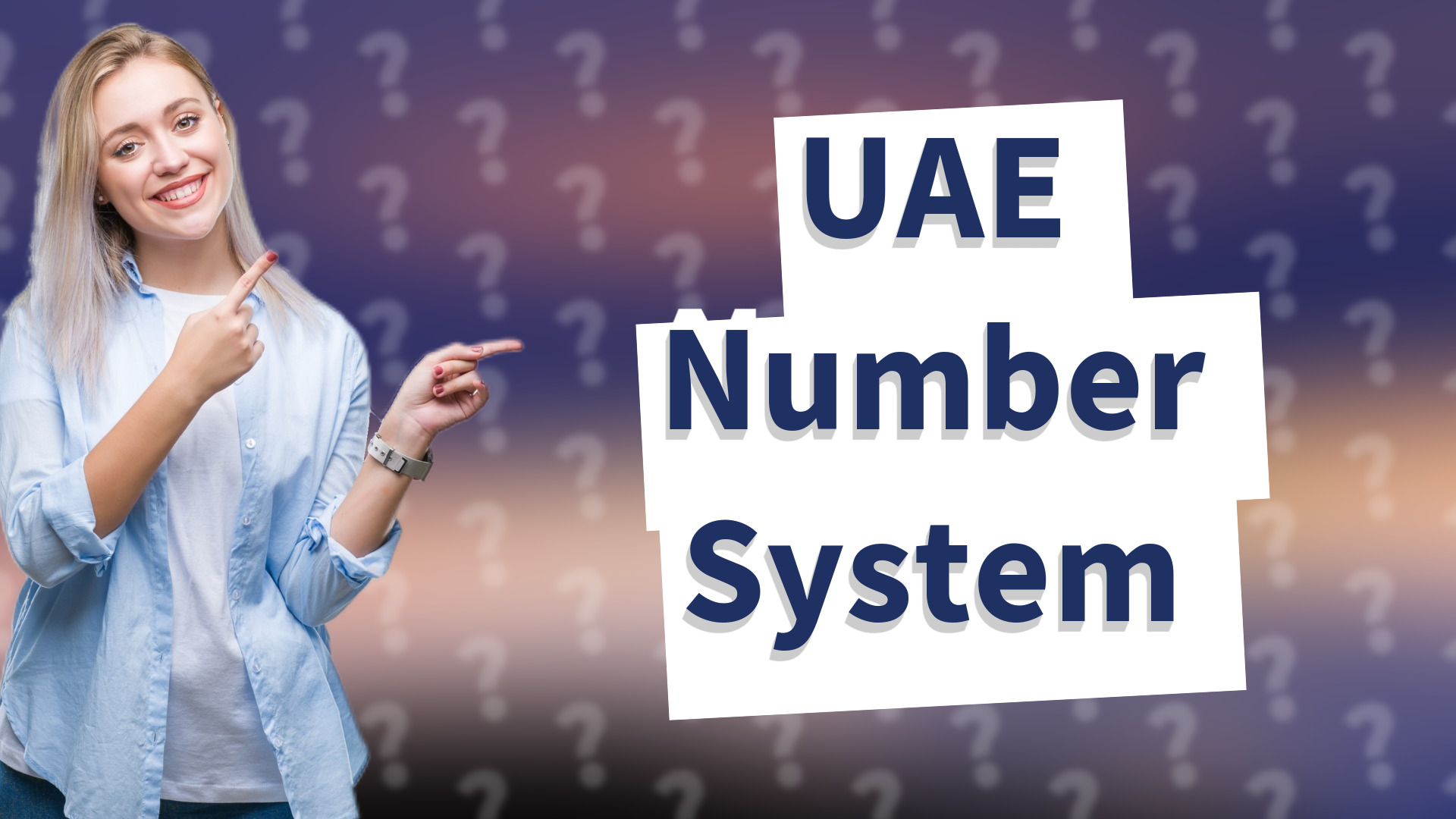 UAE Number System
