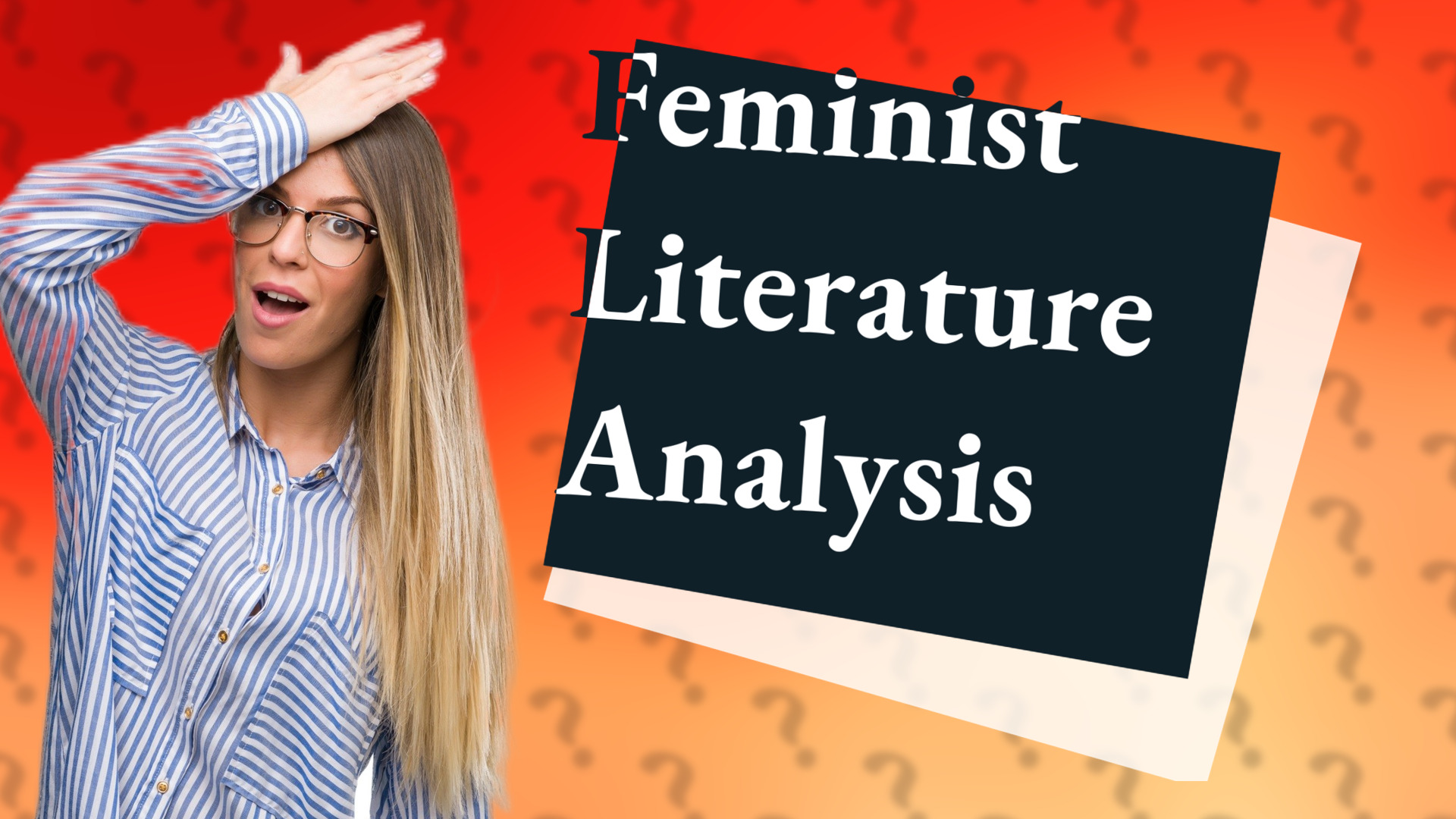 Feminist Literature Analysis