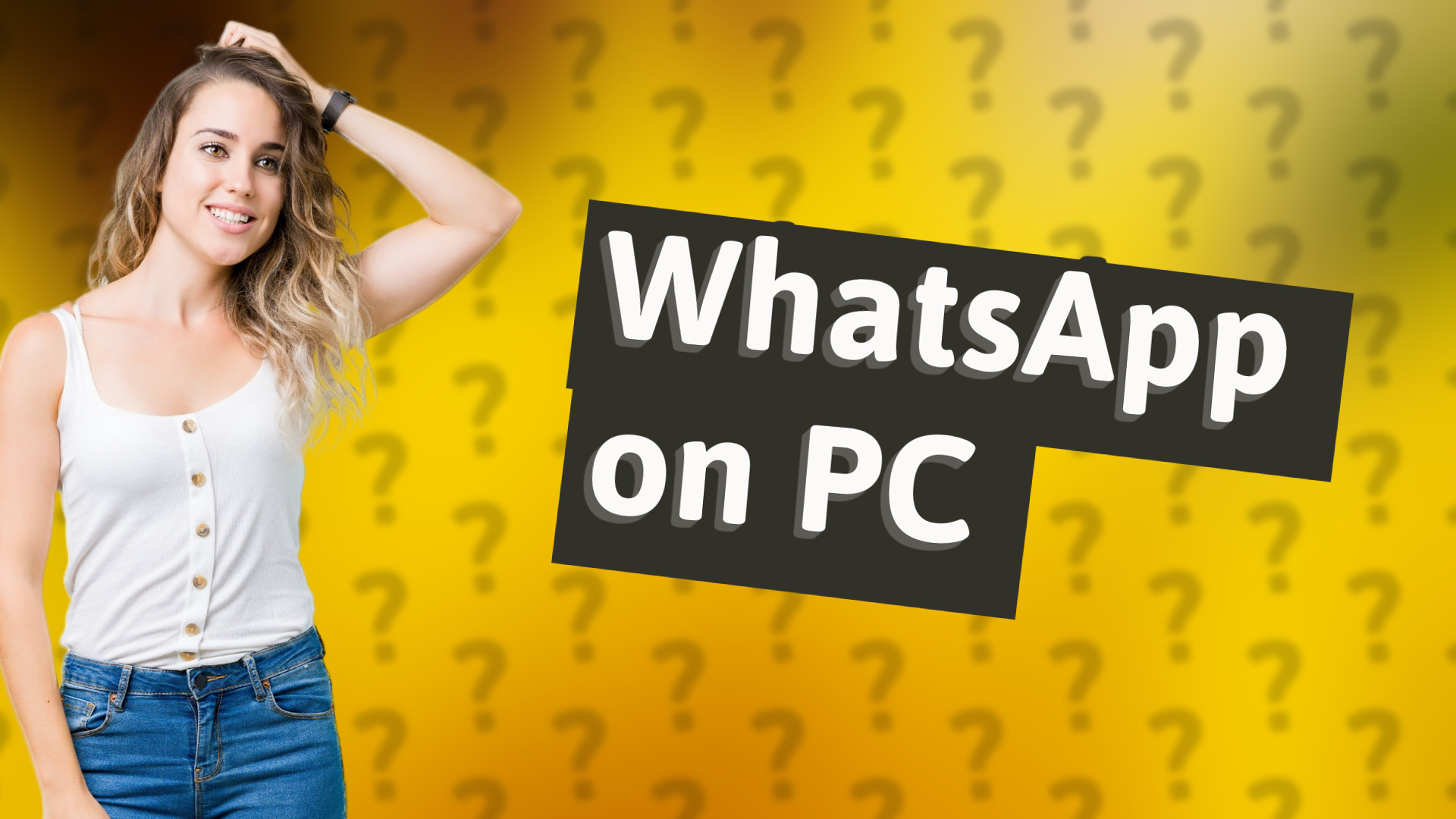 WhatsApp on PC