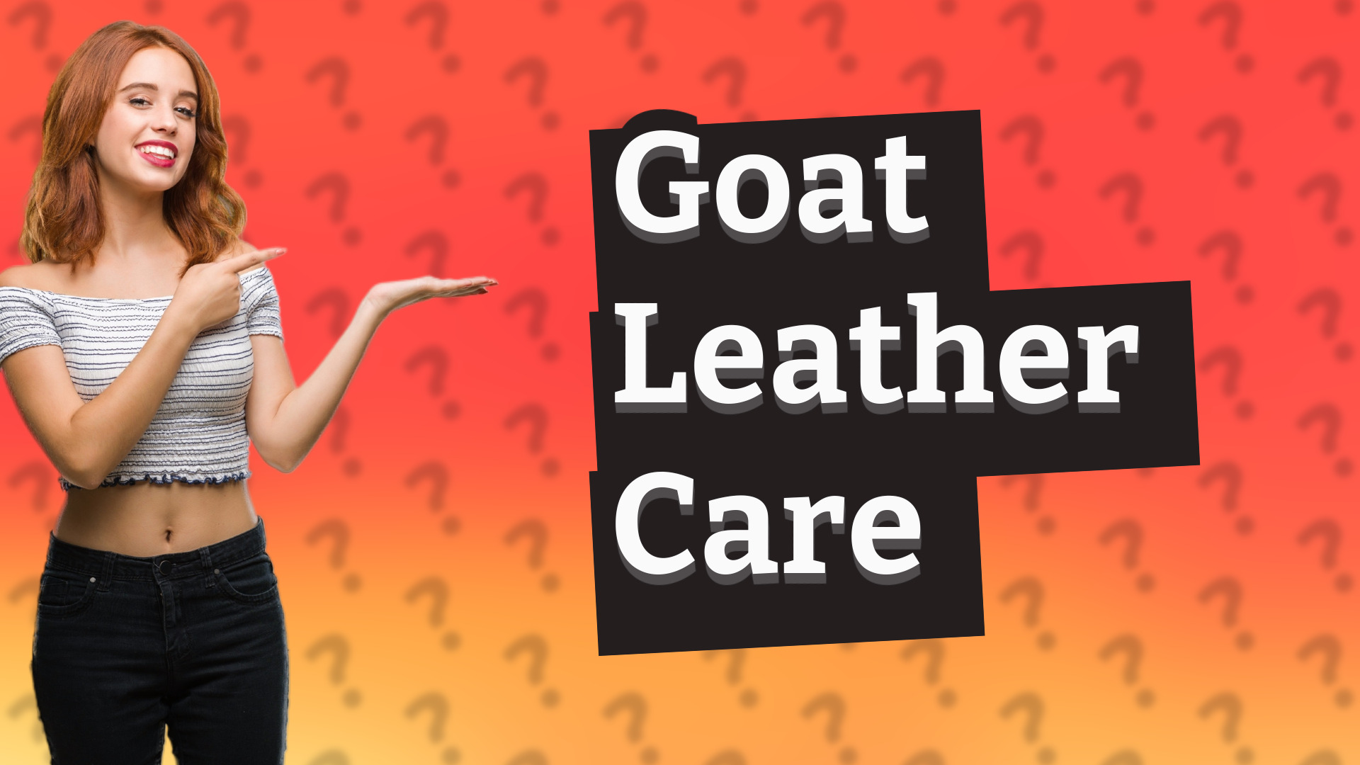 Goat Leather Care