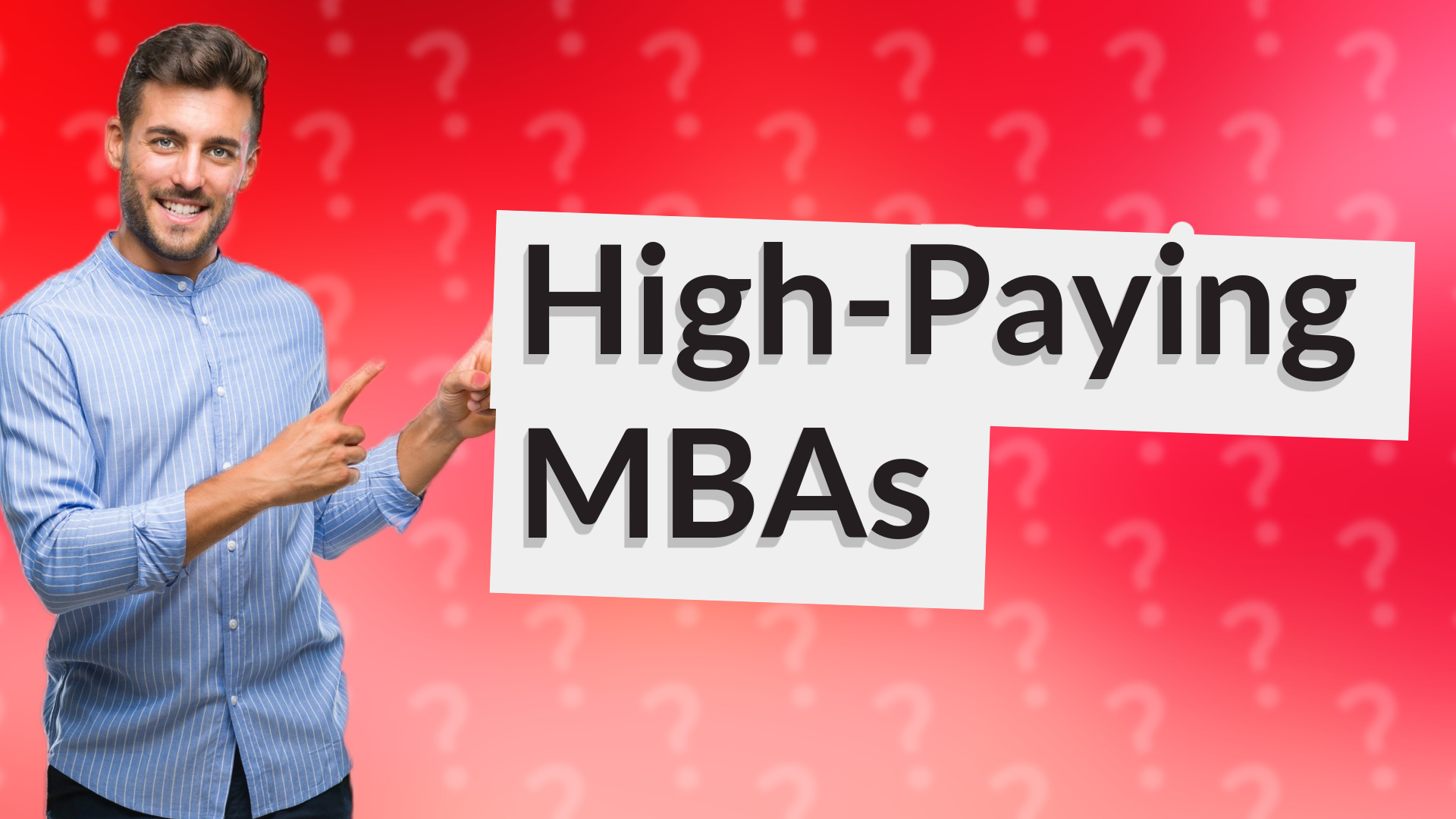 High-Paying MBAs