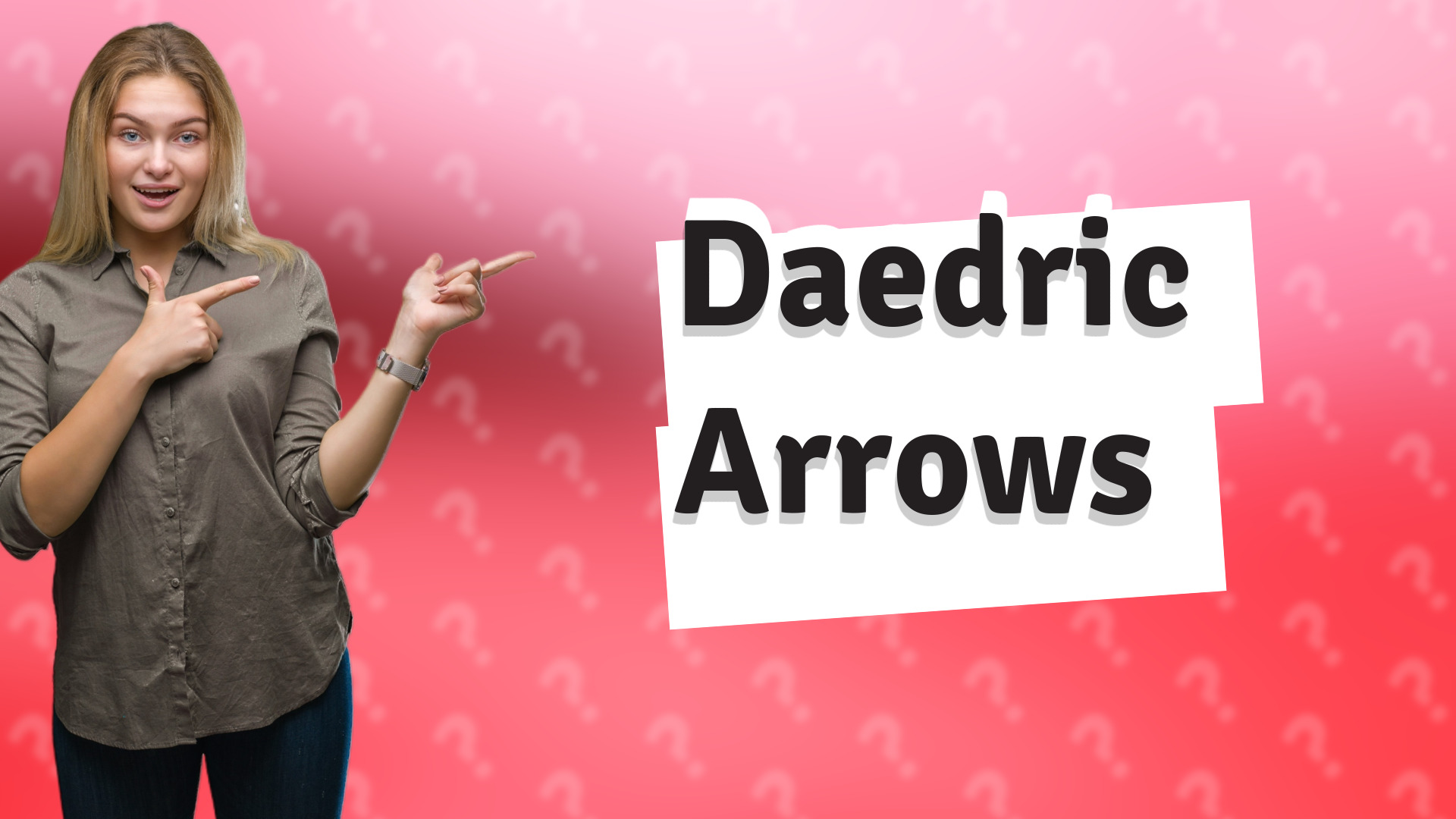 Daedric Arrows