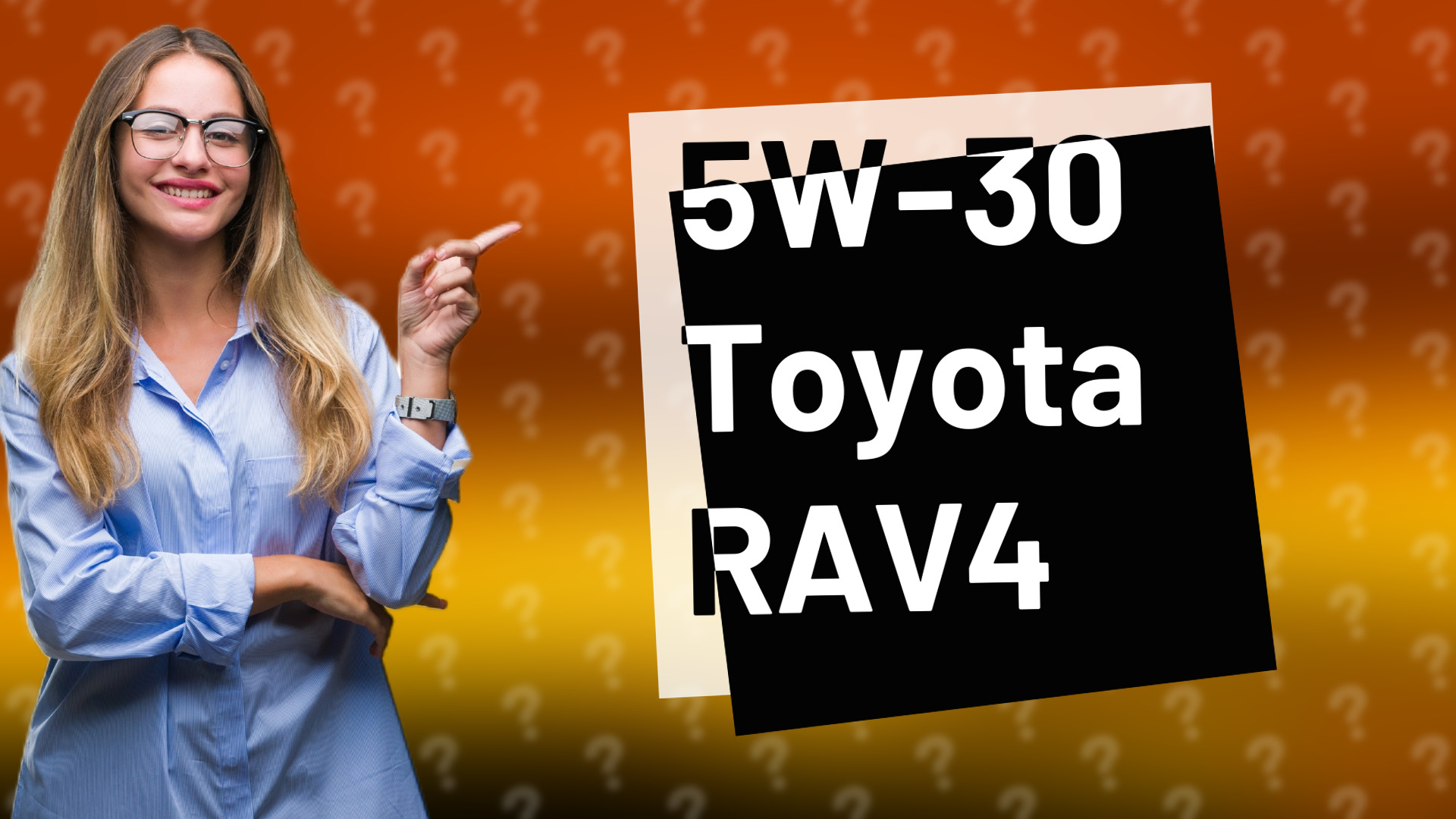 5W-30 Toyota RAV4