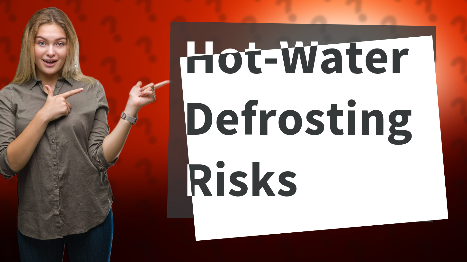 Hot-Water Defrosting Risks