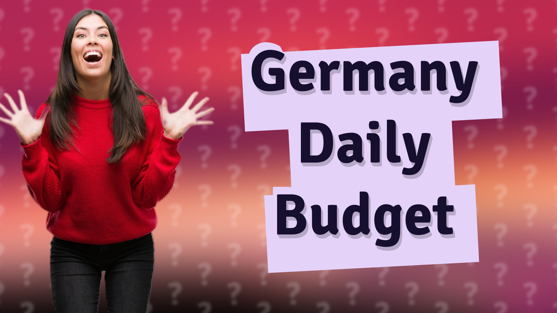 Germany Daily Budget
