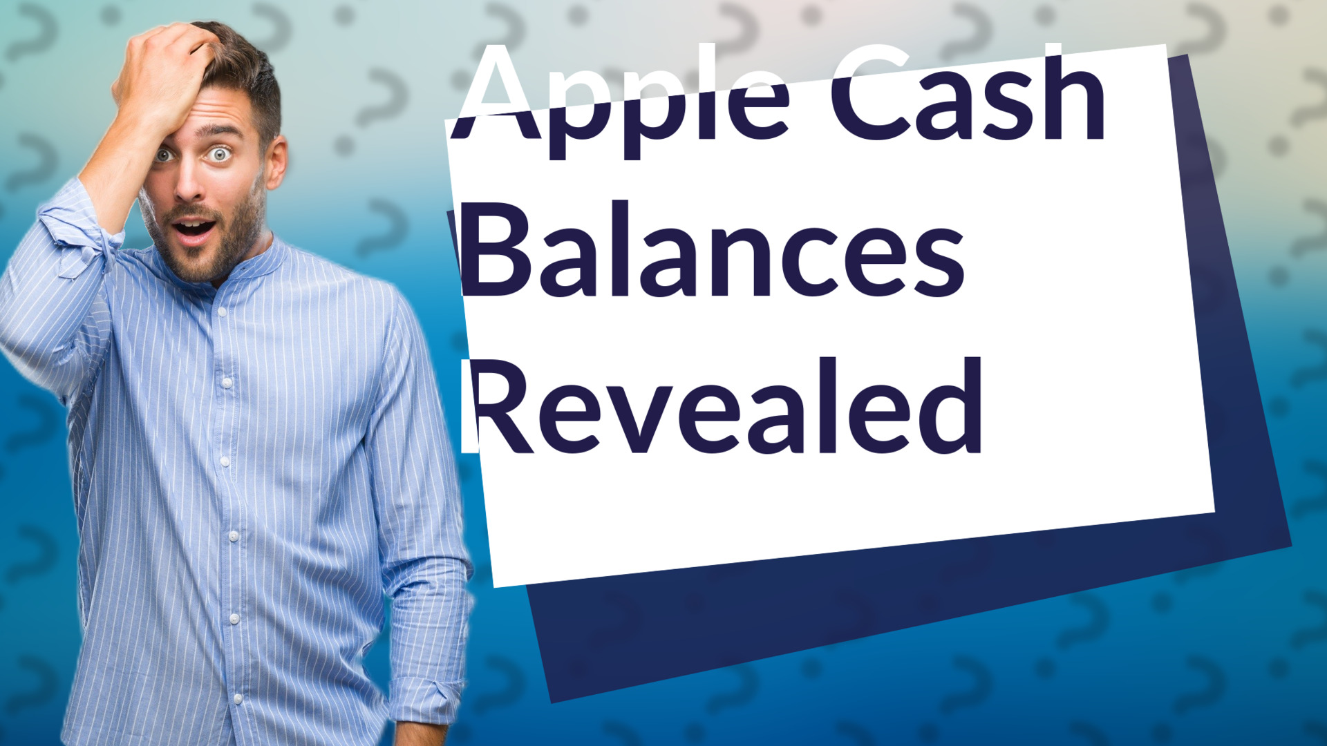 Apple Cash Balances Revealed