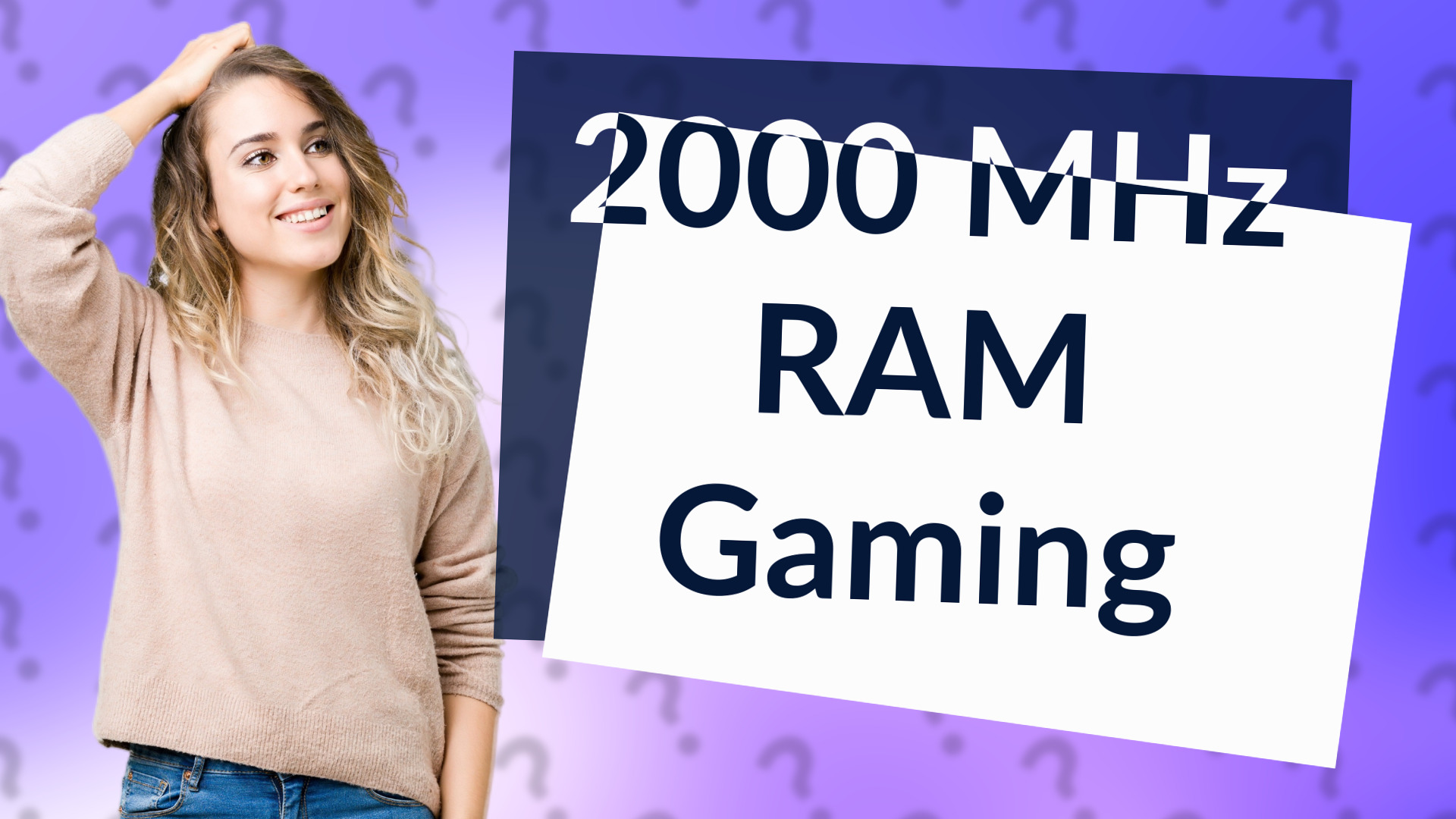 2000 MHz RAM Gaming