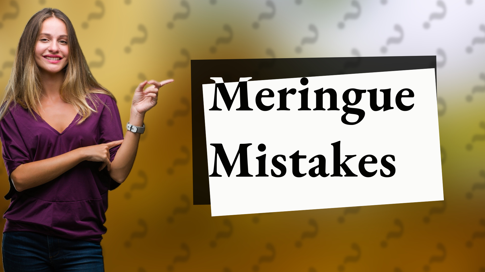 Meringue Mistakes