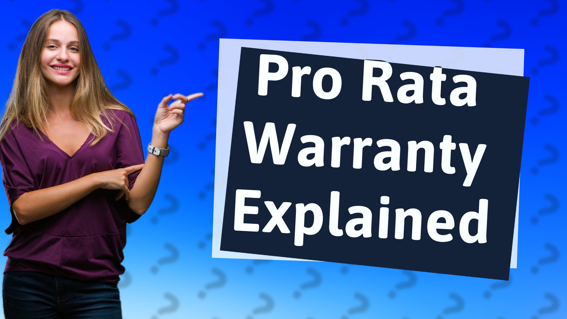 Pro Rata Warranty Explained
