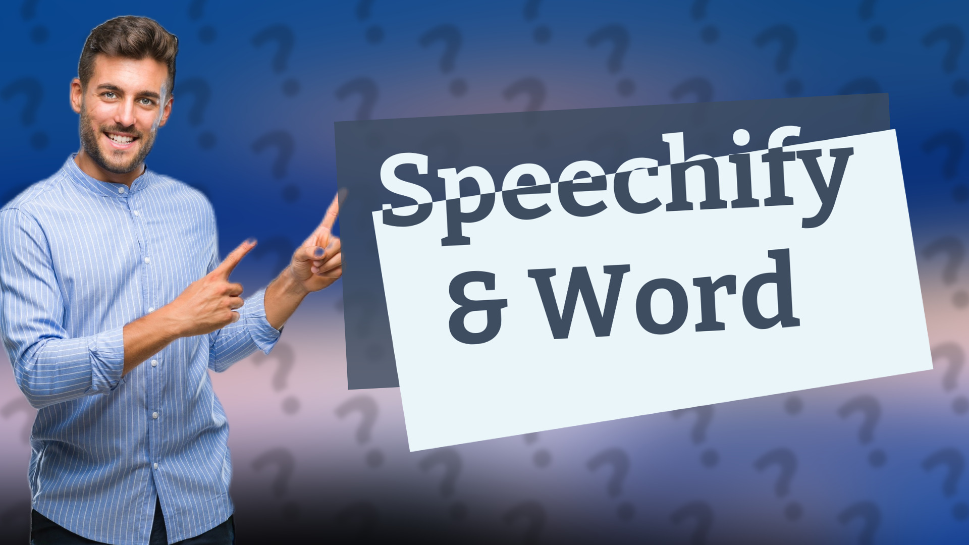 Speechify & Word