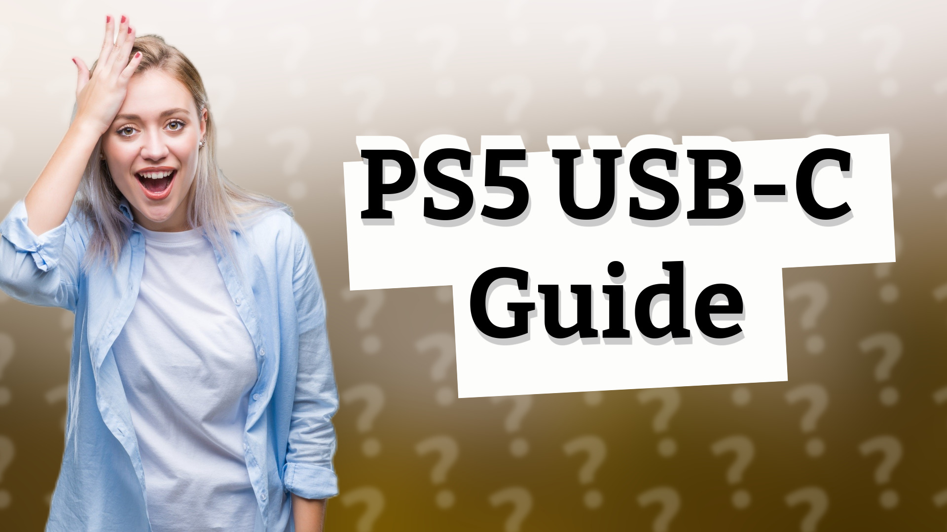 PS5 USB-C Guide