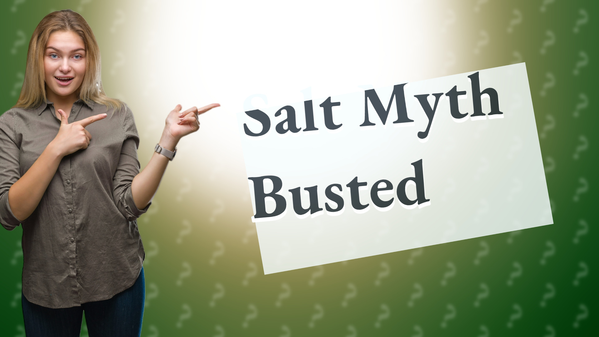 Salt Myth Busted