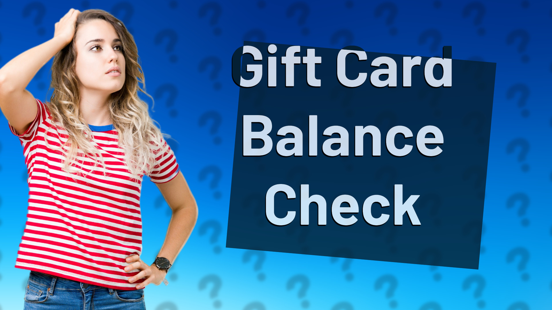 Gift Card Balance Check
