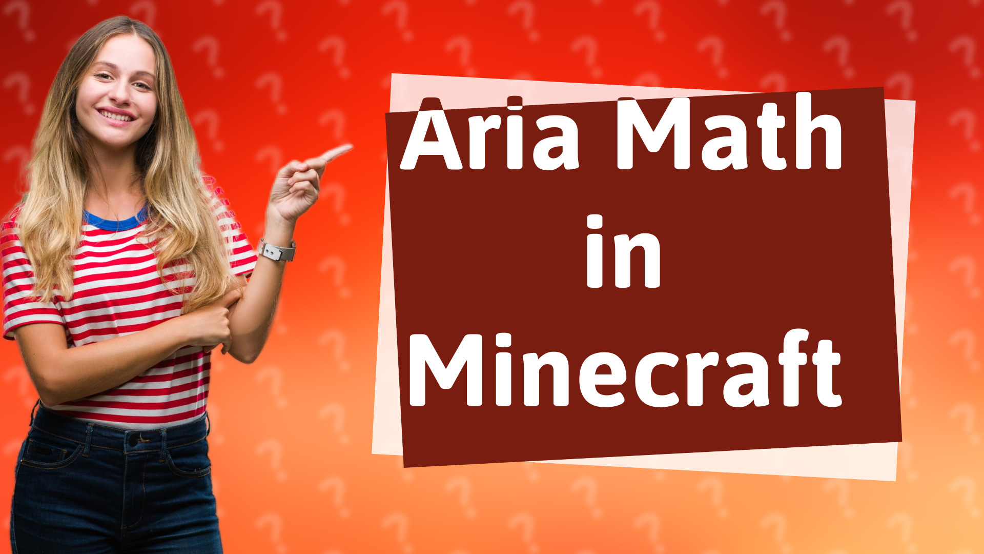 Aria Math in Minecraft