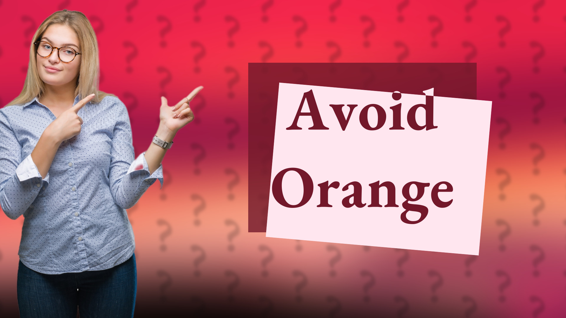Avoid Orange