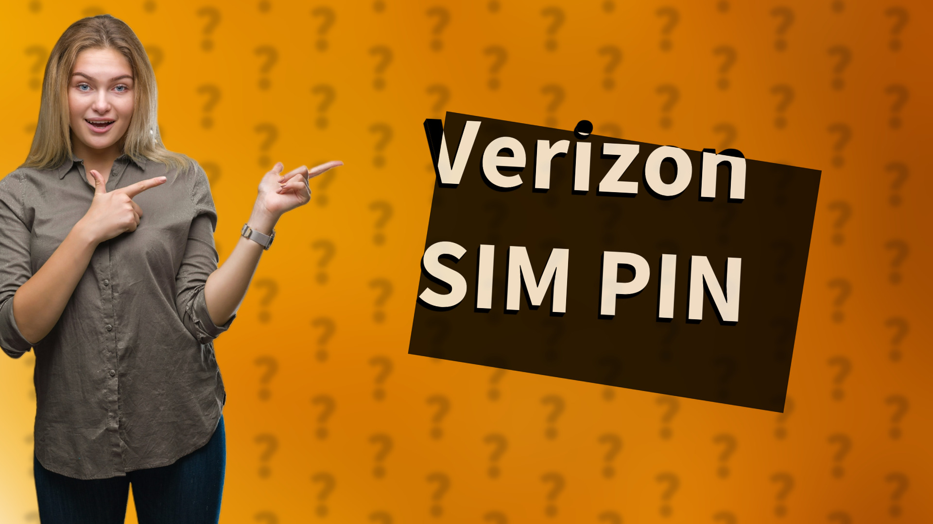 Verizon SIM PIN