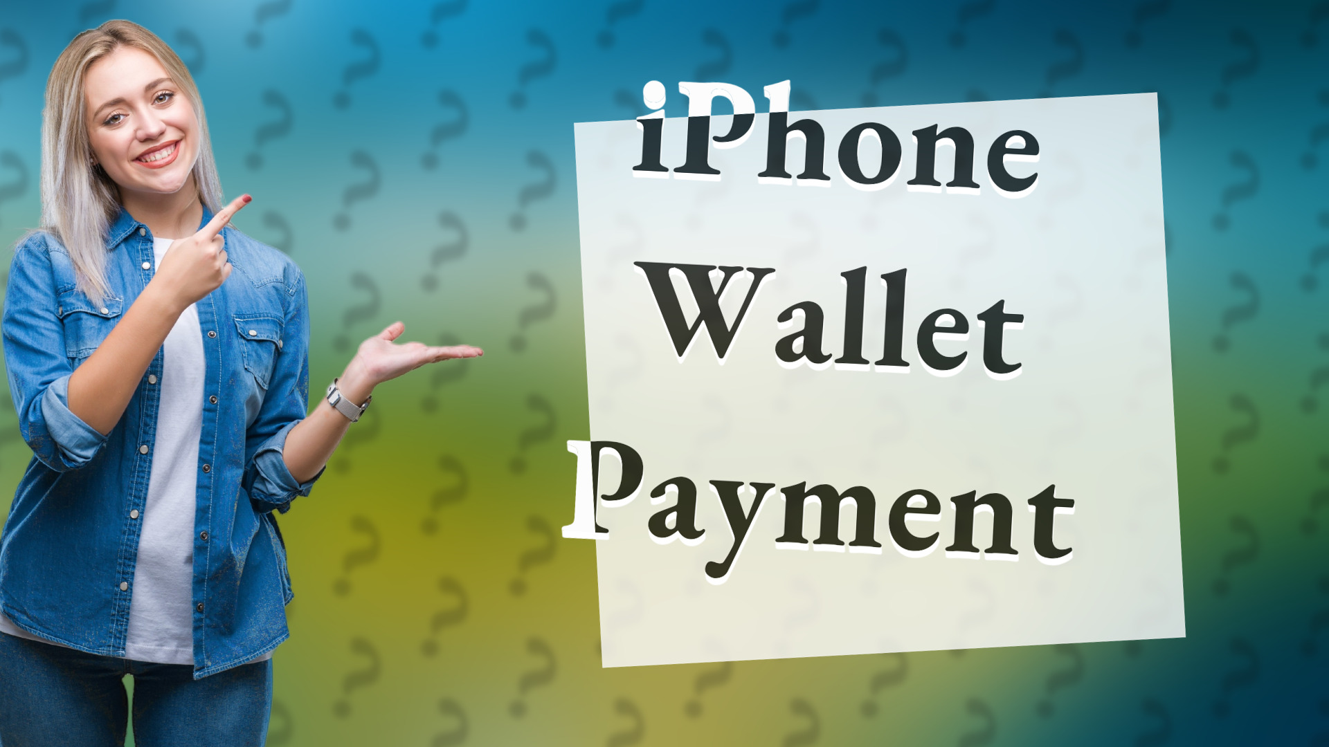 iPhone Wallet Payment