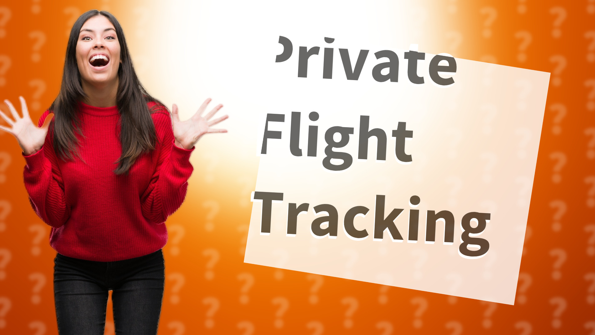 Private Flight Tracking