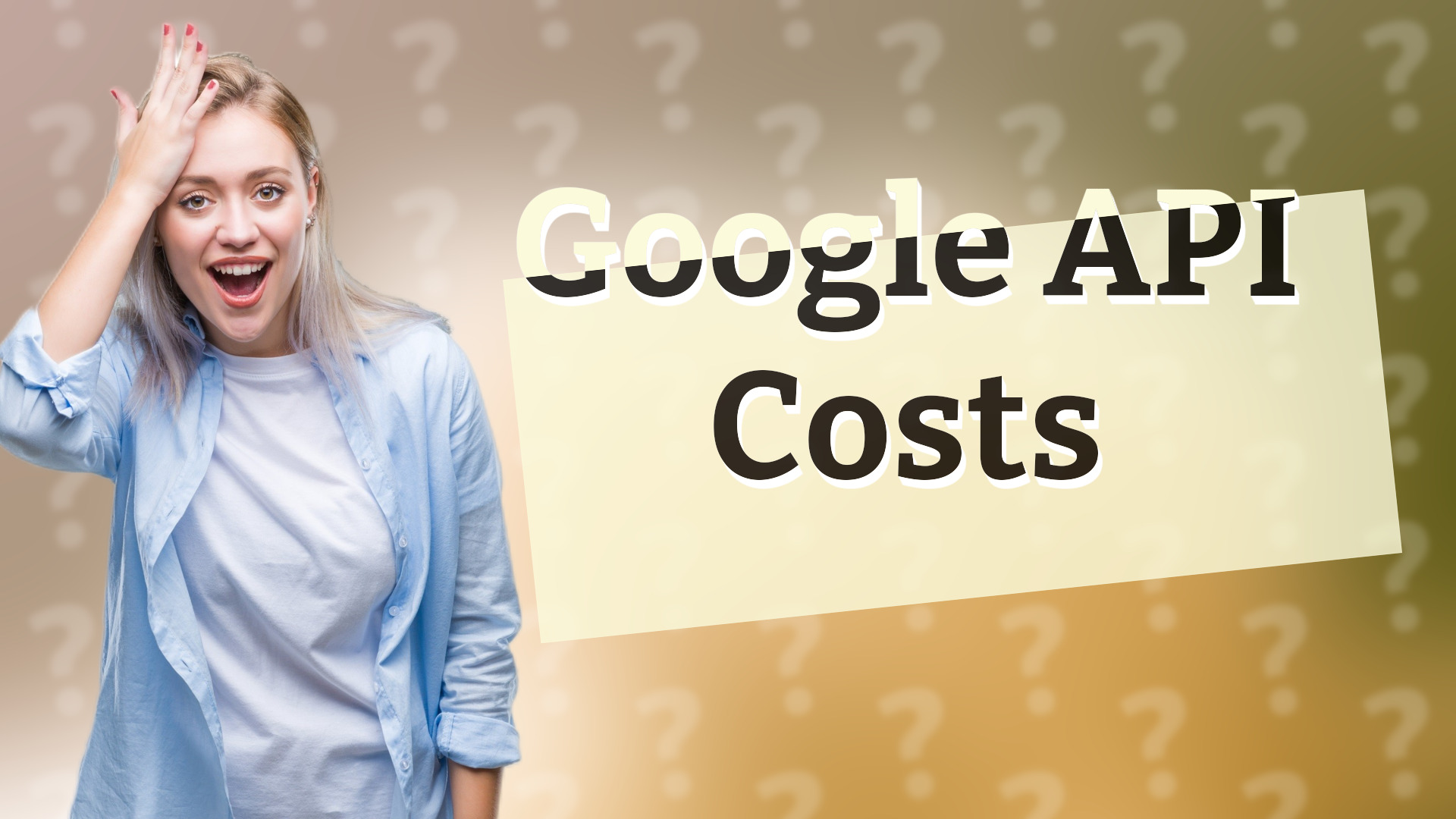 Google API Costs