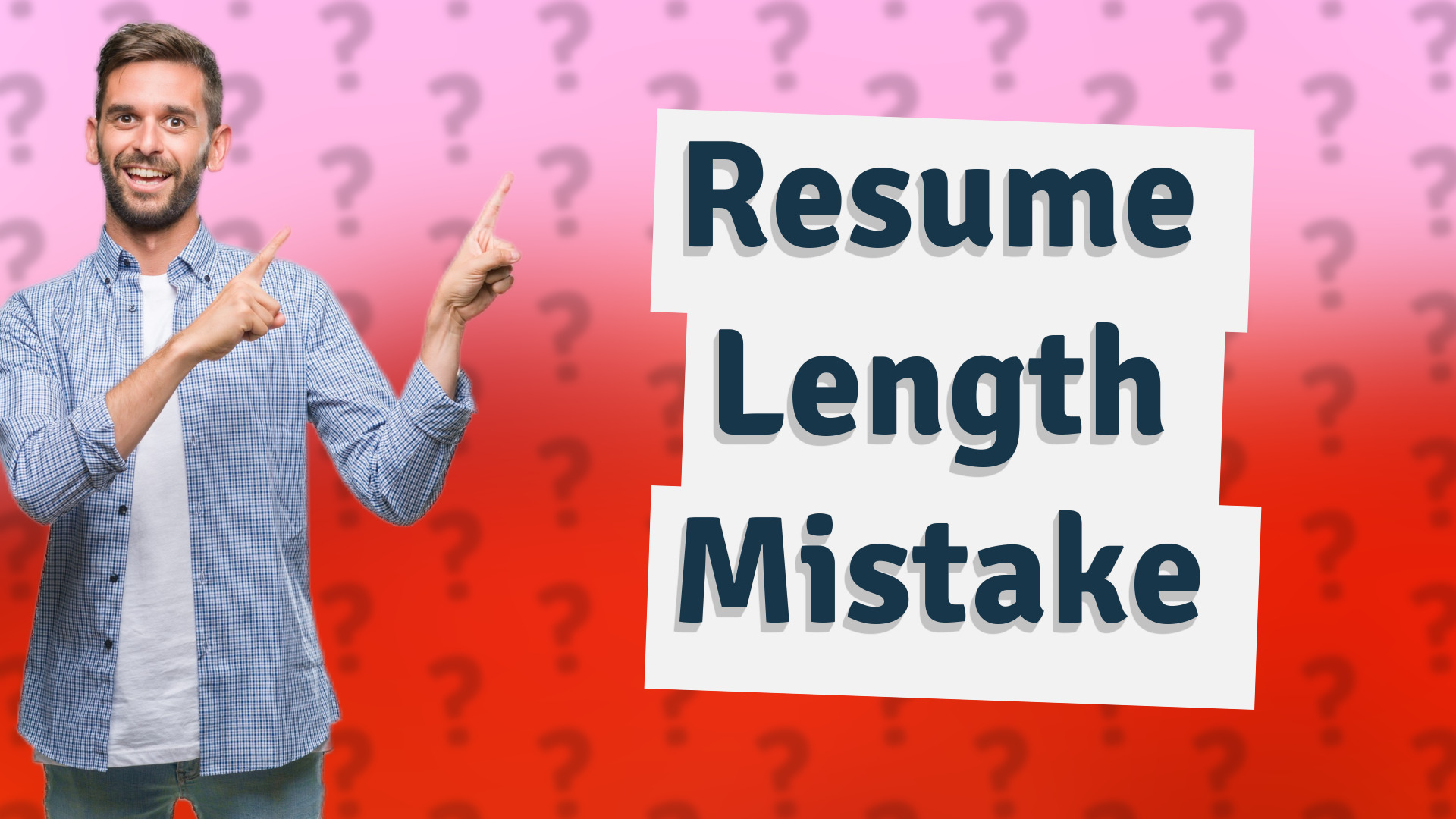 Resume Length Mistake