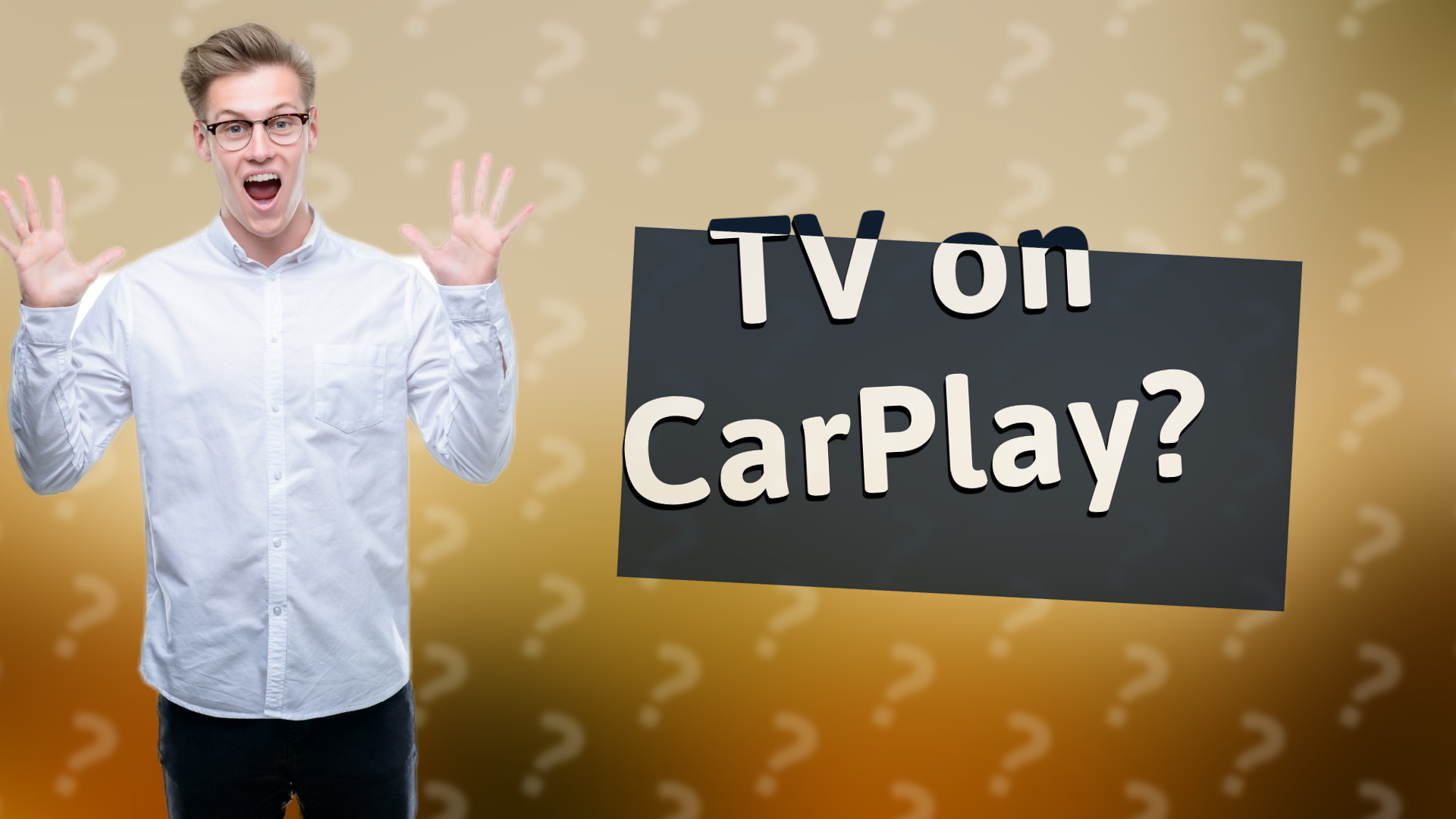 TV on CarPlay?
