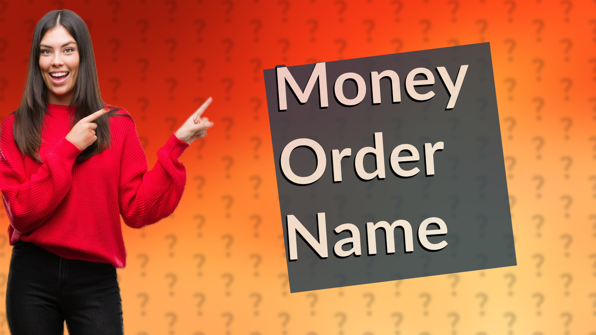 Money Order Name