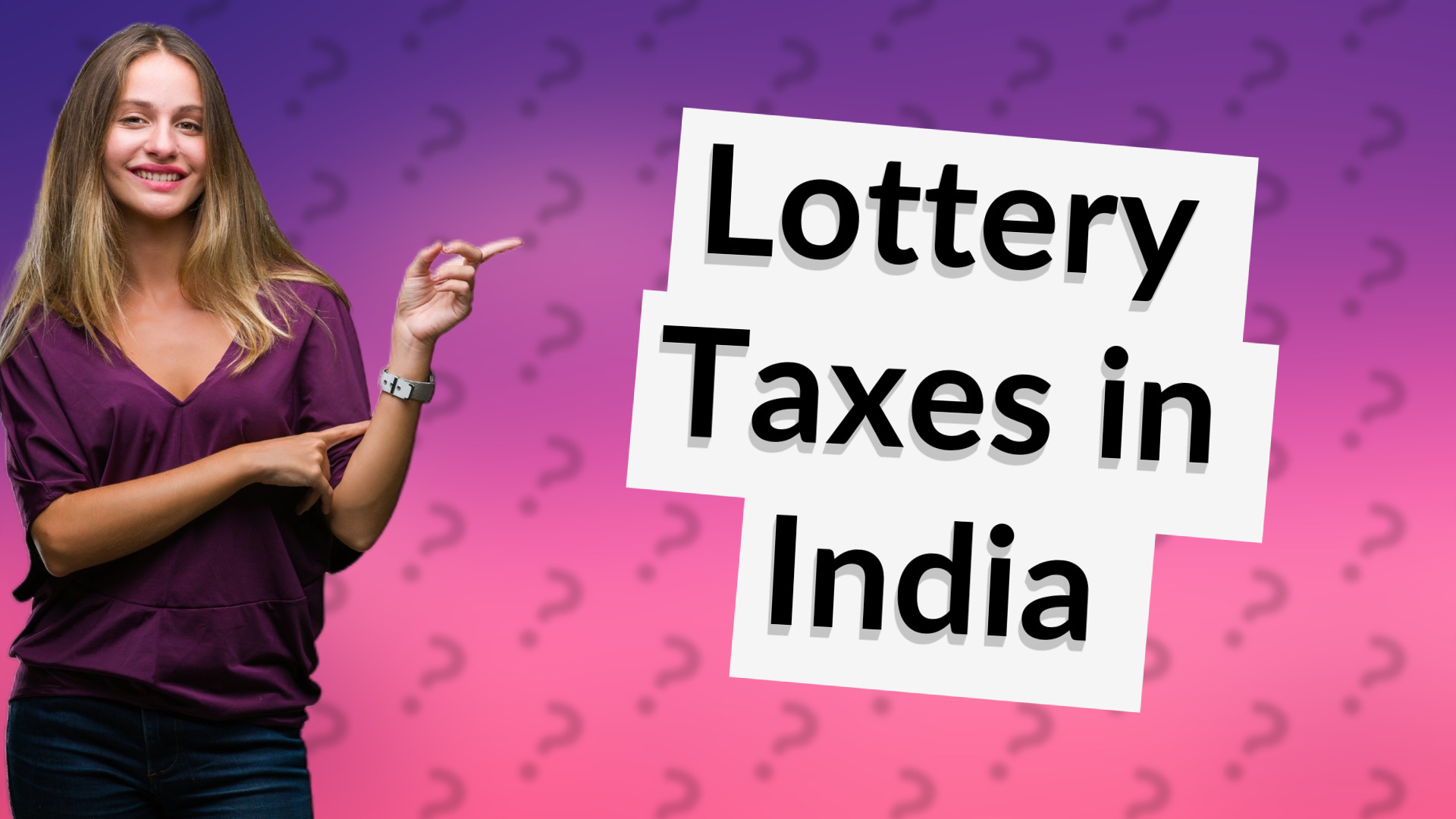 Lottery Taxes in India