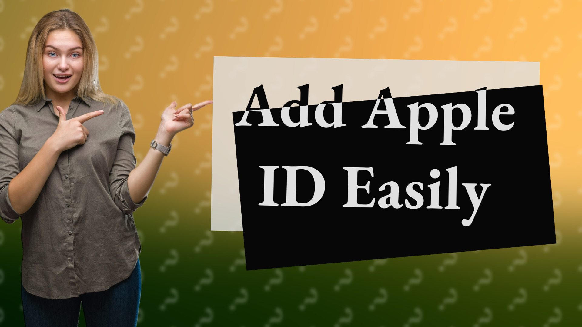Add Apple ID Easily
