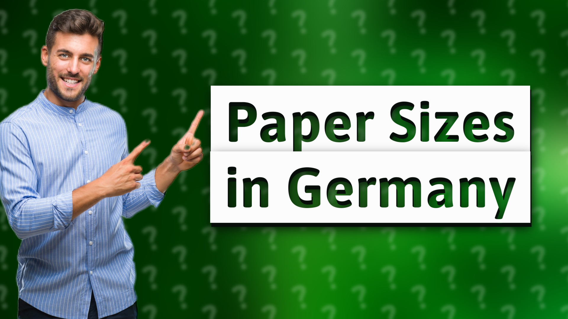 Paper Sizes in Germany