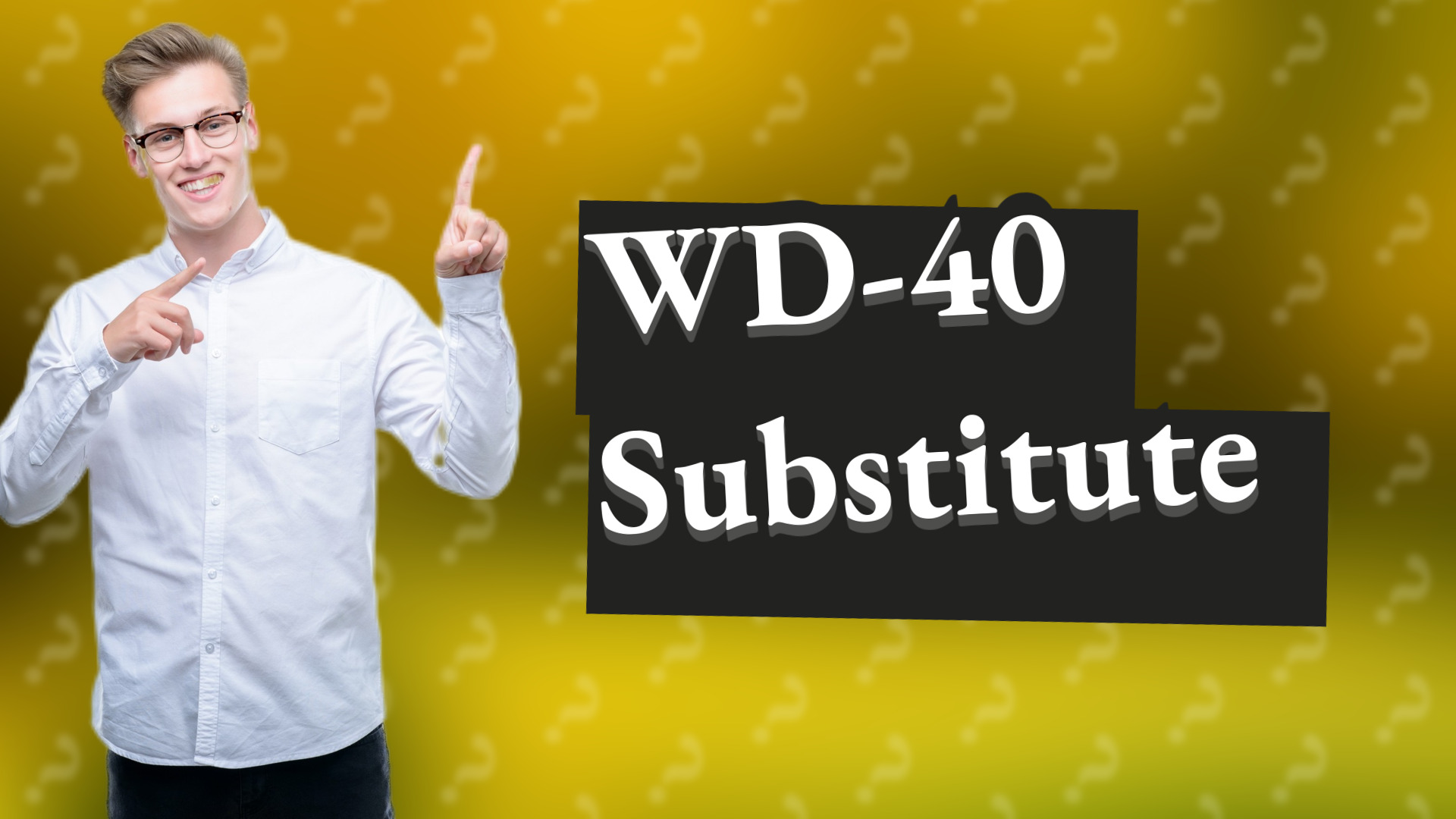 WD-40 Substitute
