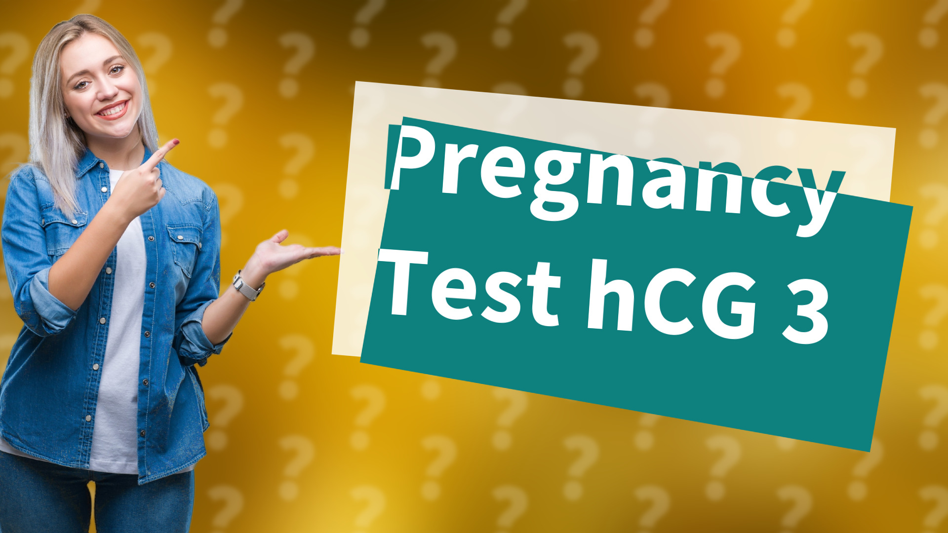Pregnancy Test hCG 3