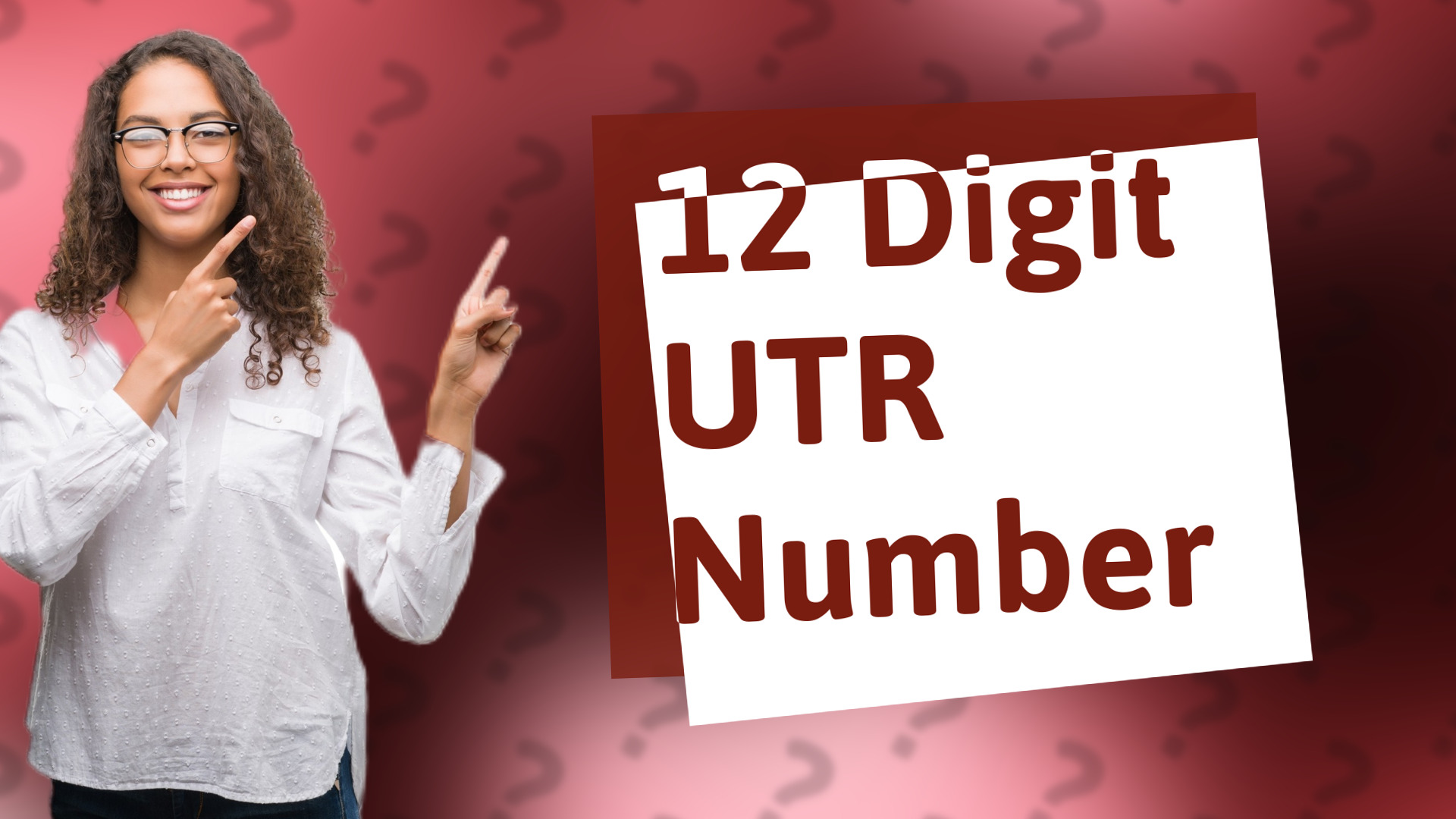 12 Digit UTR Number