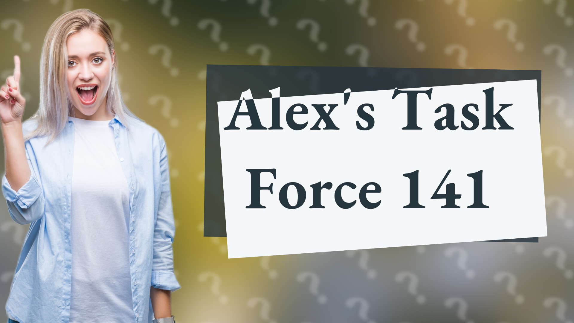 Alex's Task Force 141