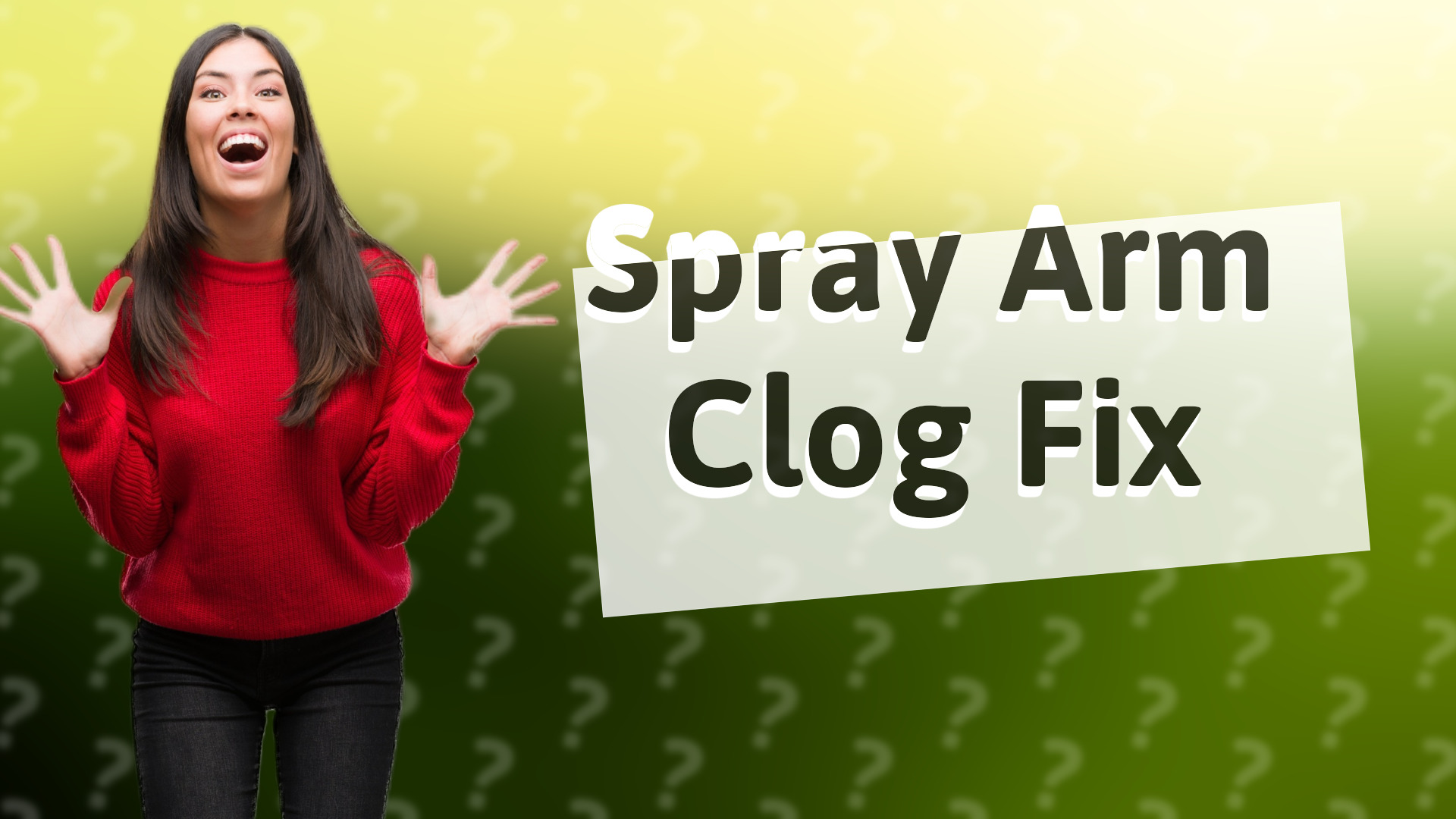 Spray Arm Clog Fix
