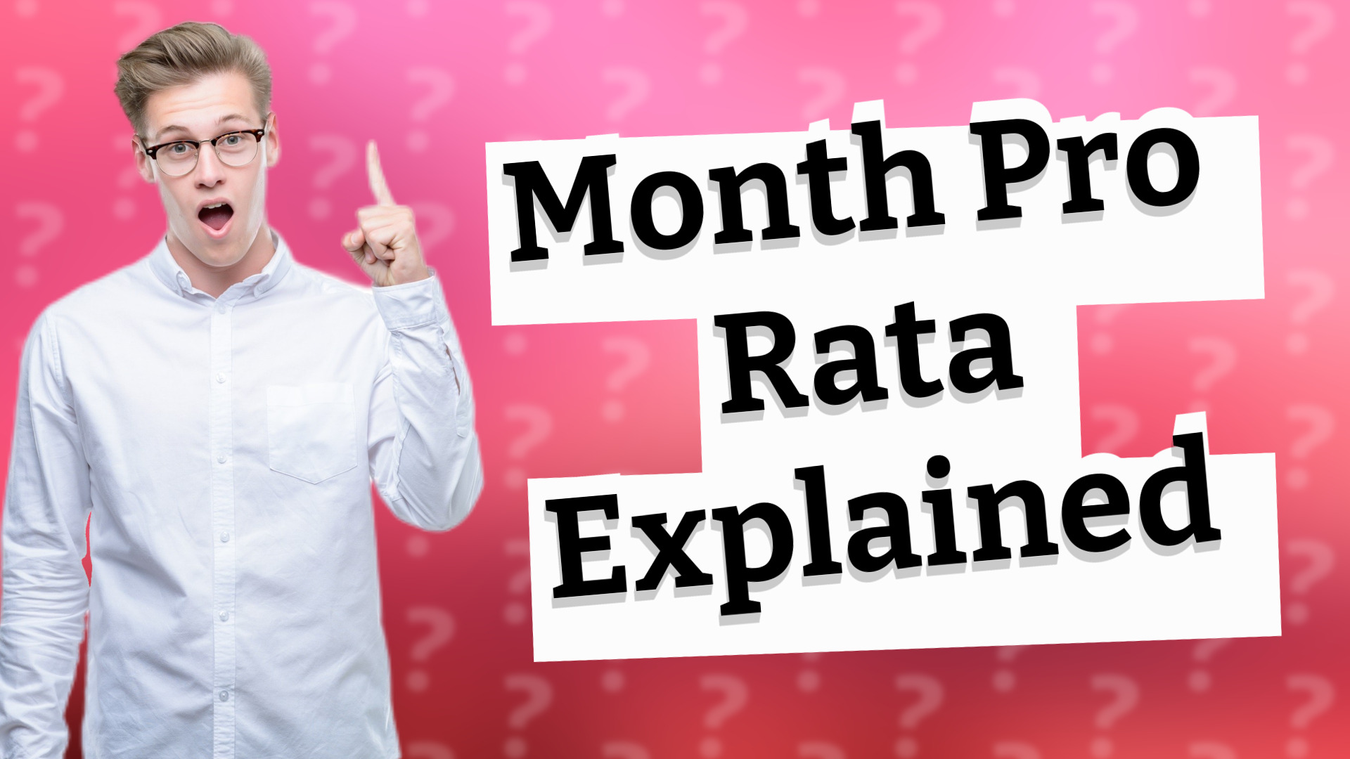 Month Pro Rata Explained