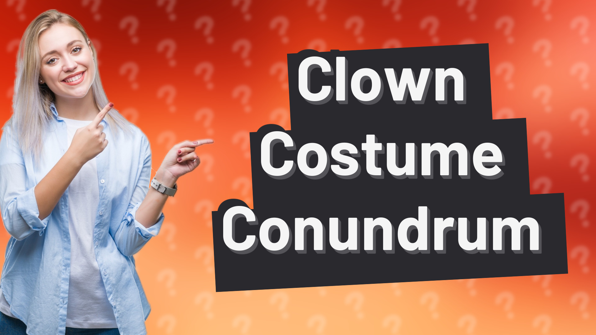 Clown Costume Conundrum