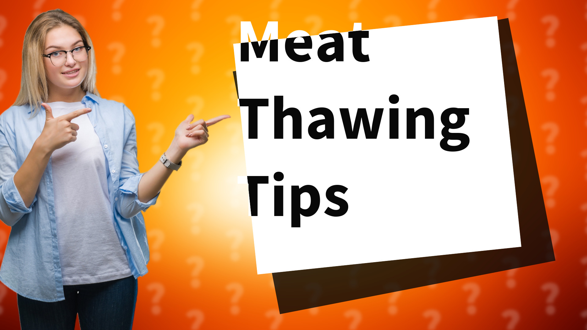 Meat Thawing Tips