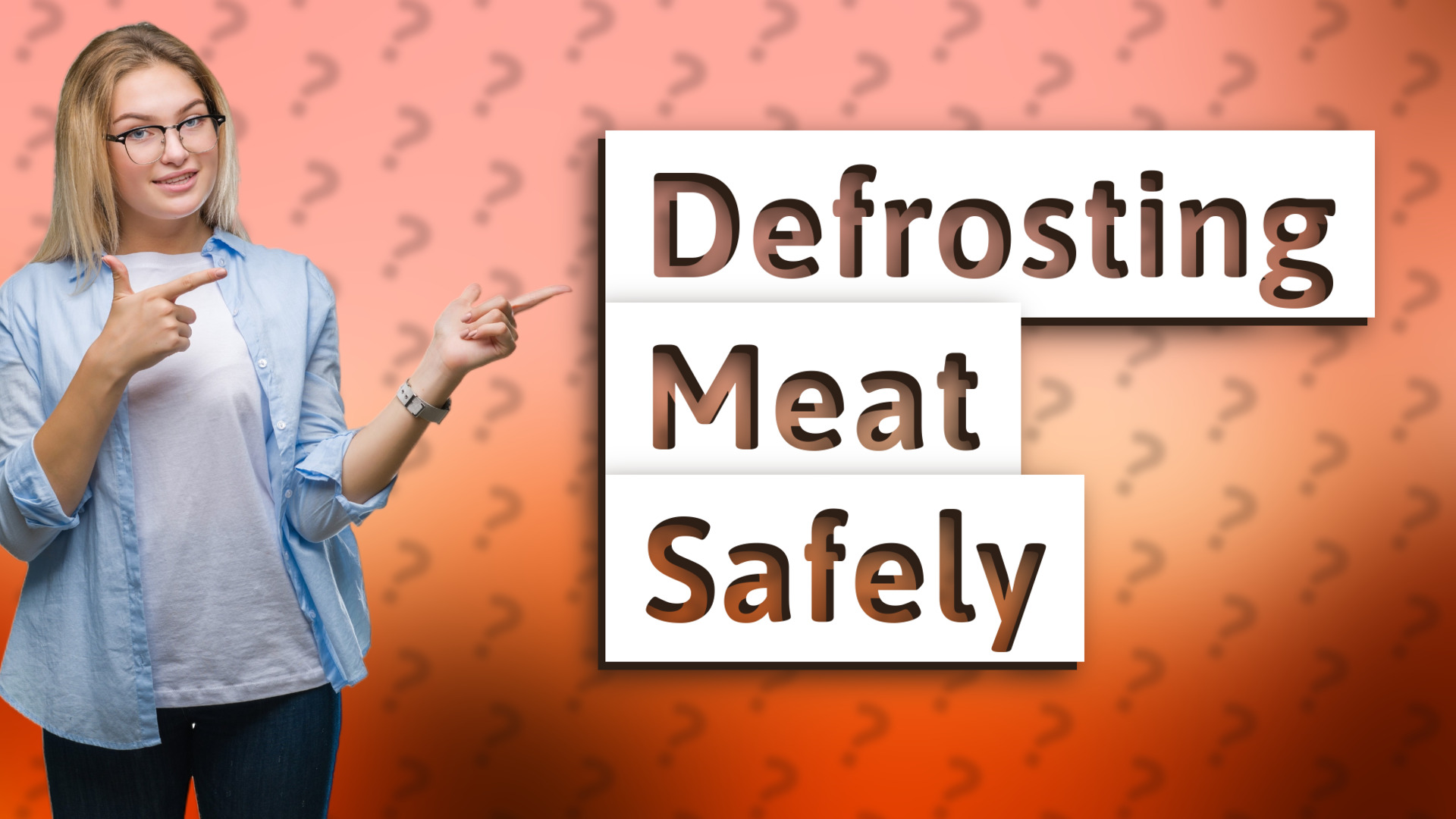 Defrosting Meat Safely