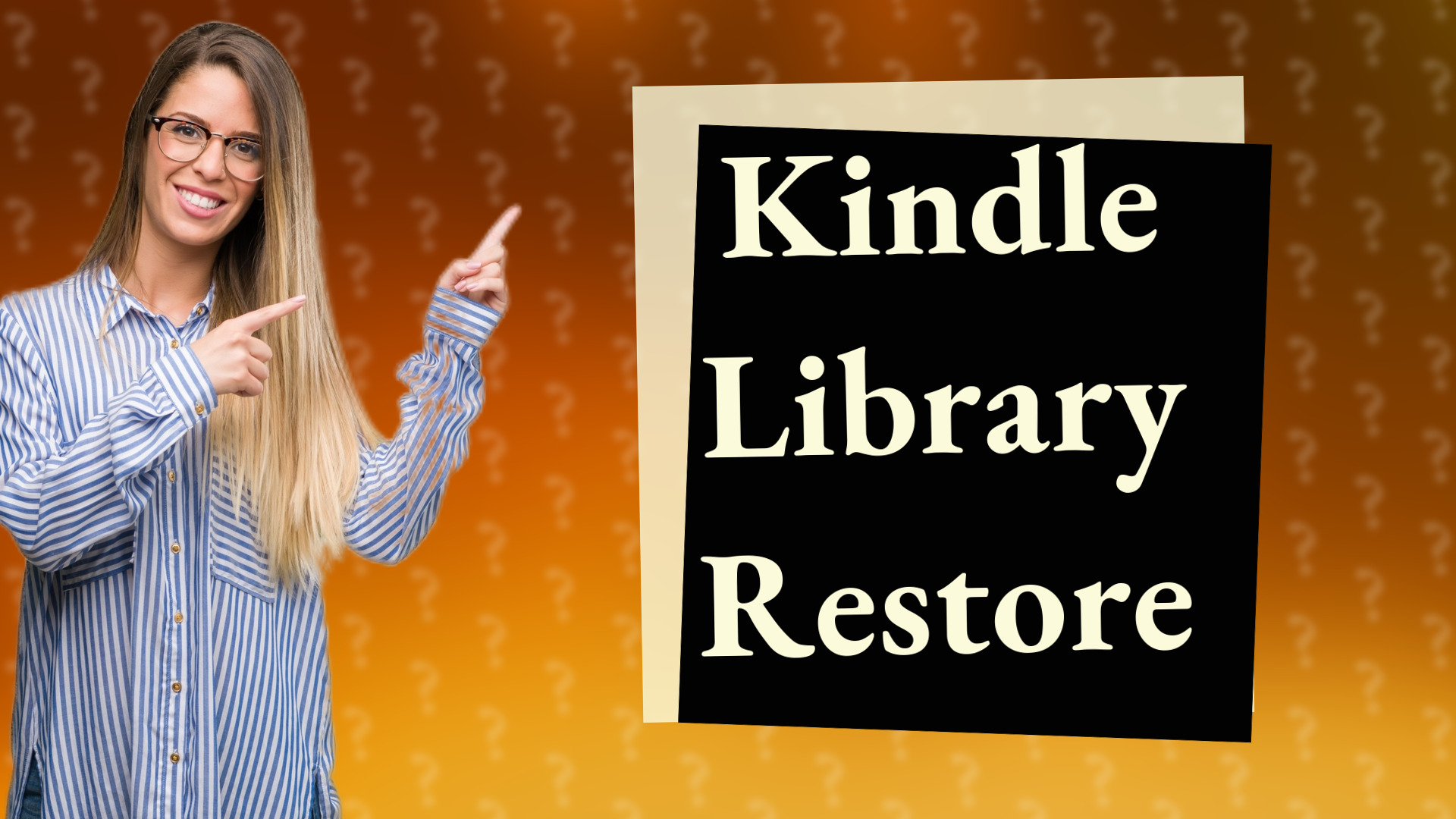 Kindle Library Restore