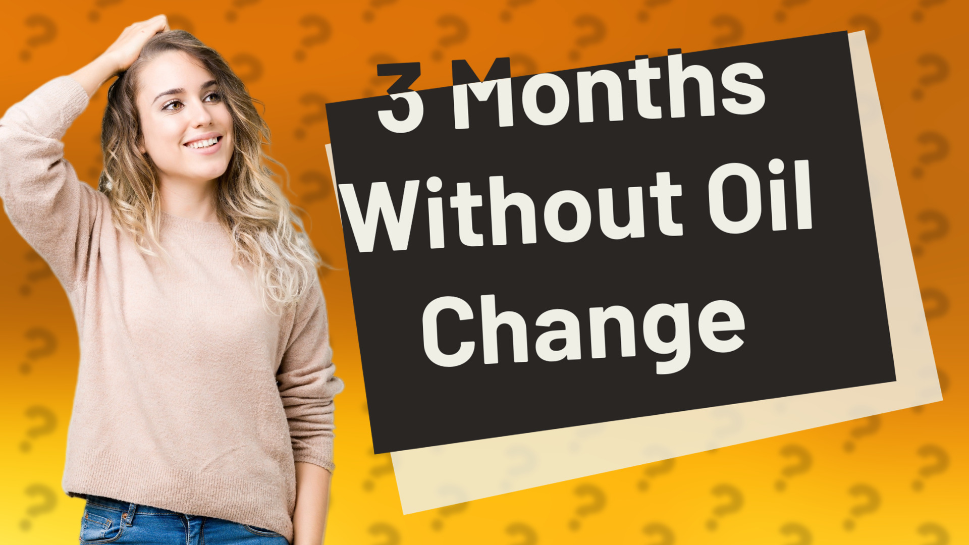 3 Months Without Oil Change